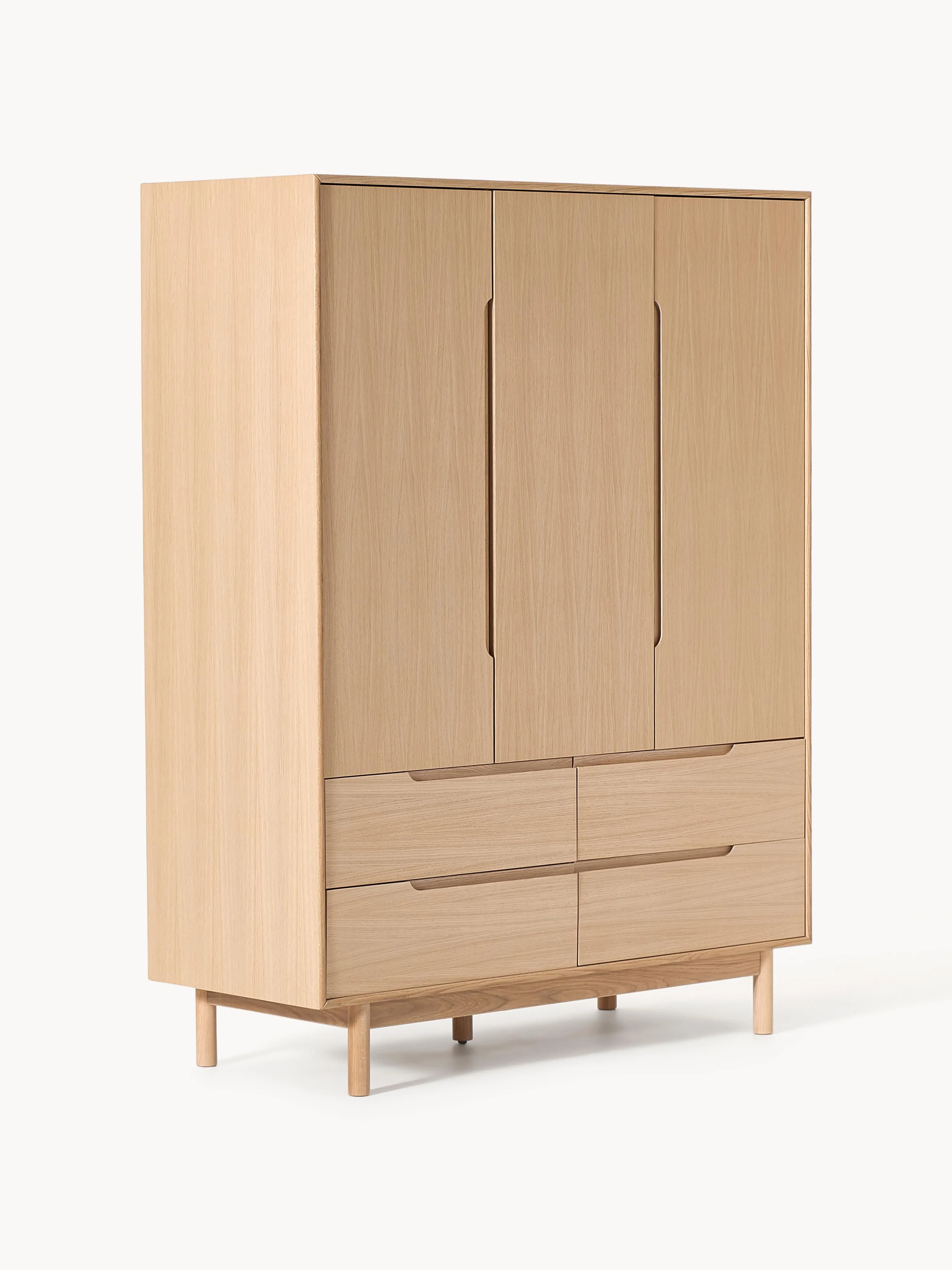 Kleiderschrank Cassy, 3-türig
