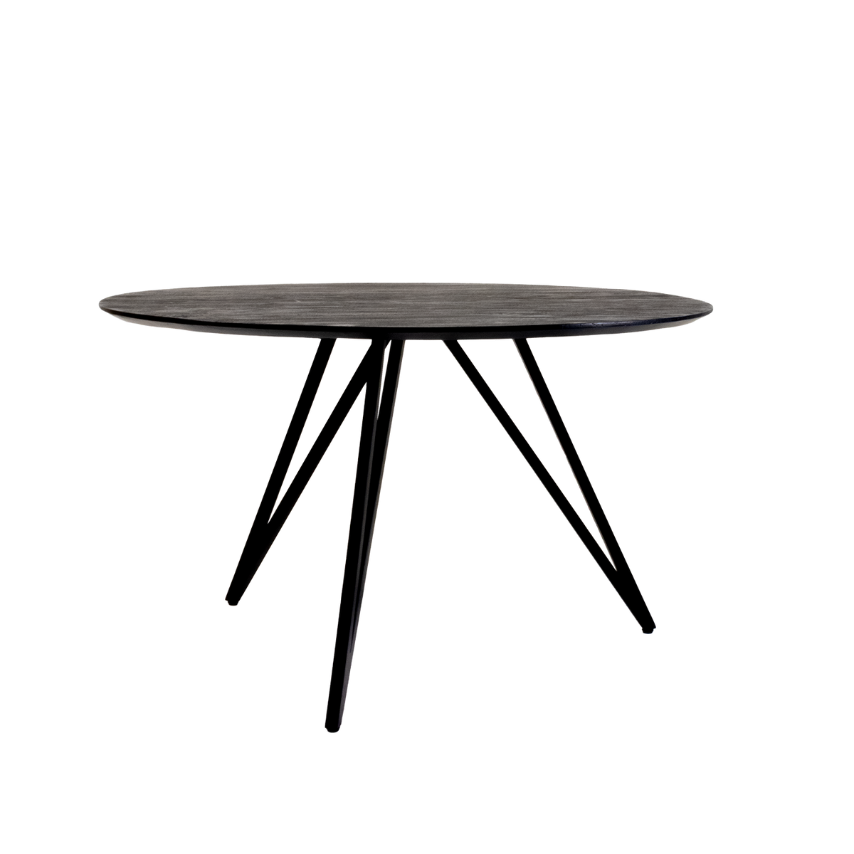 Giga Meubel Eettafel Marly - Rond - Mangohout - 130cm