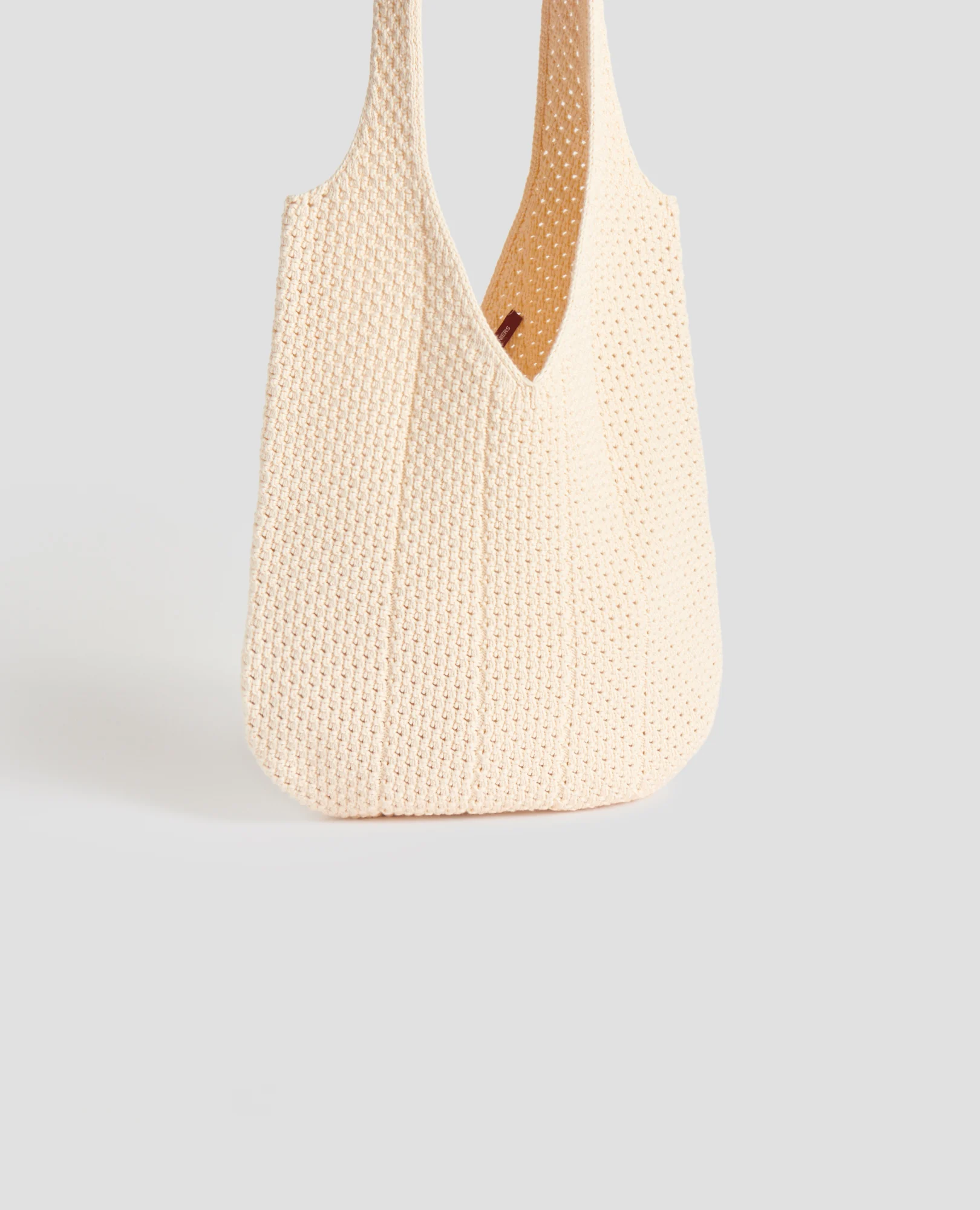 Sac bandoulière en coton crochet