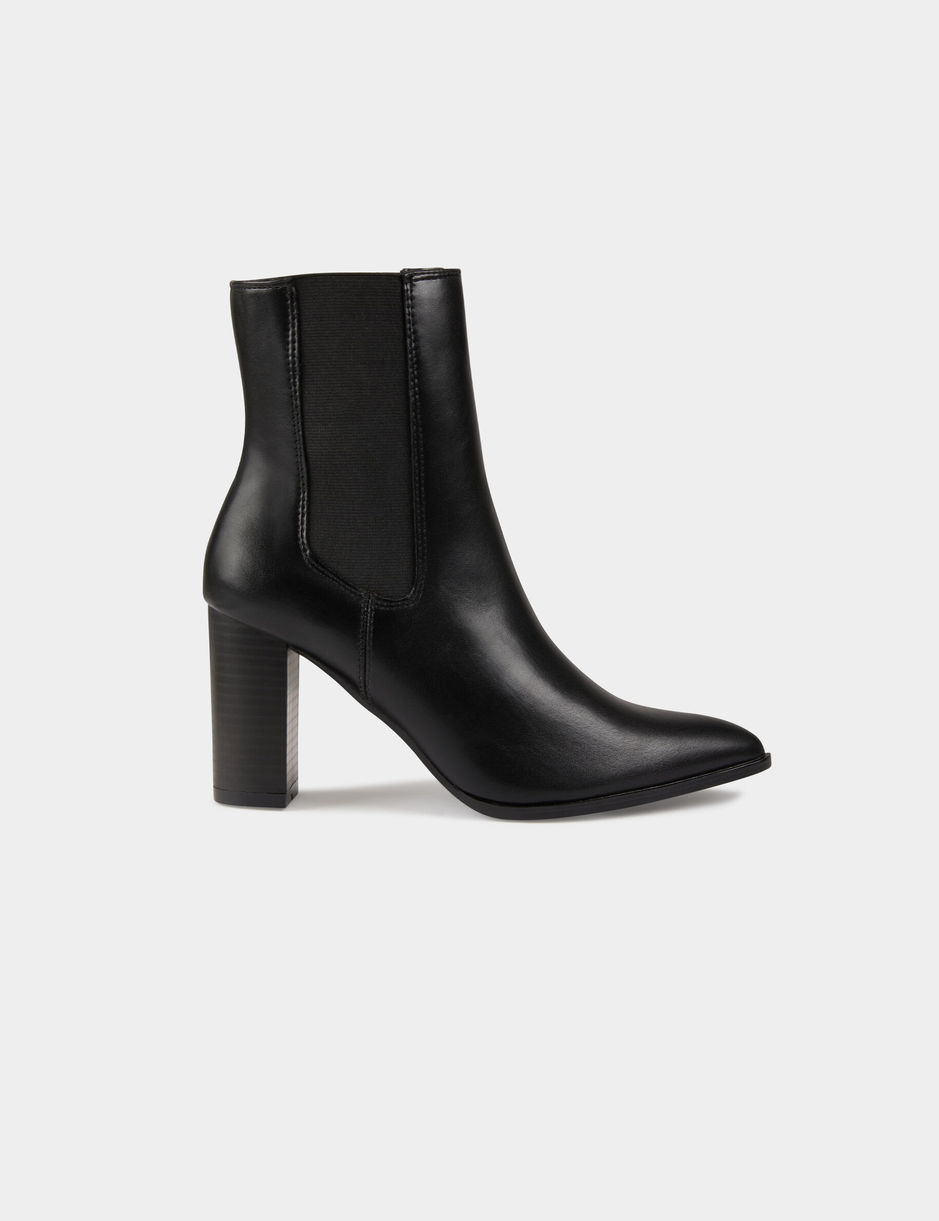 Elasticised Boots With Heels Black Women
