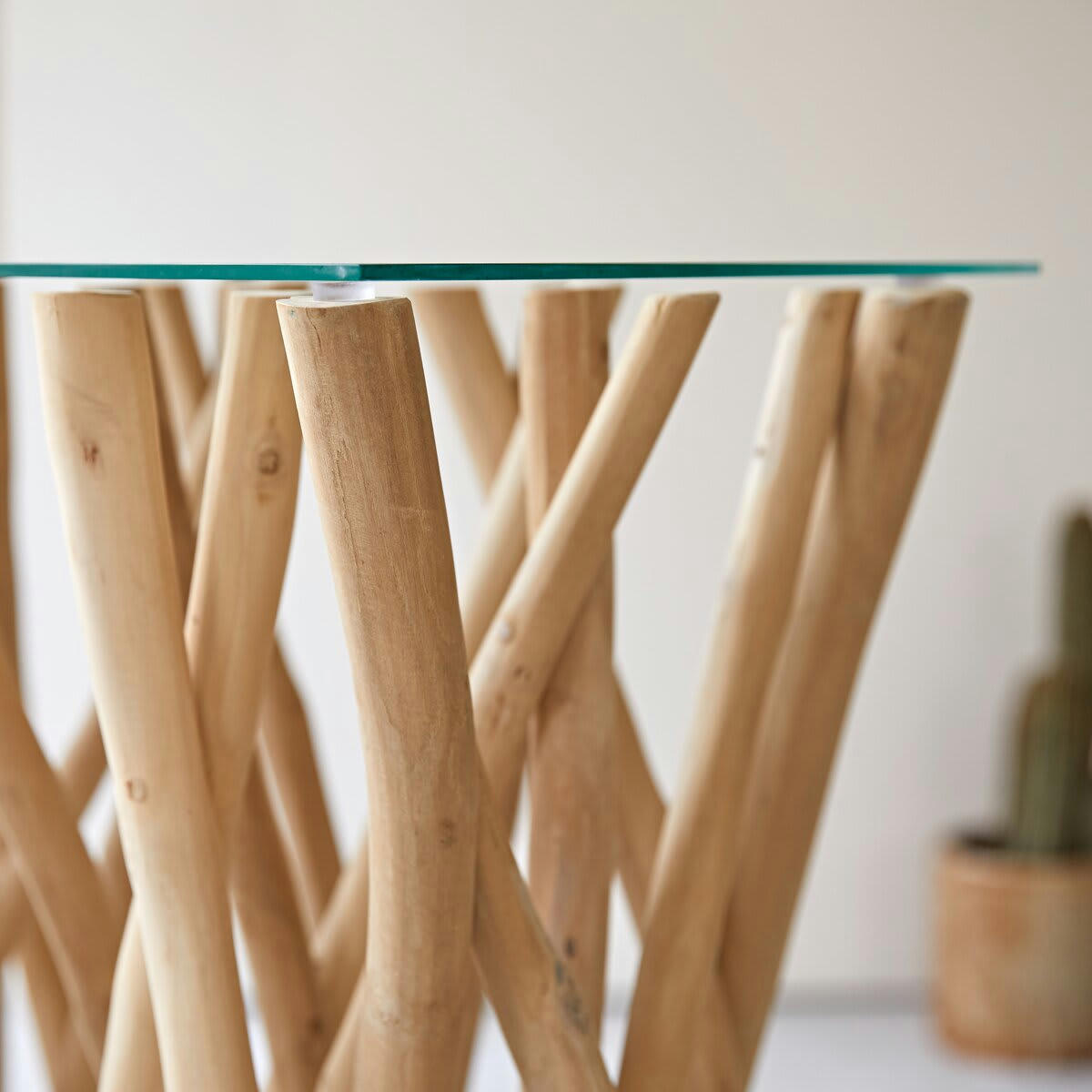 RIVER - Console en teck massif