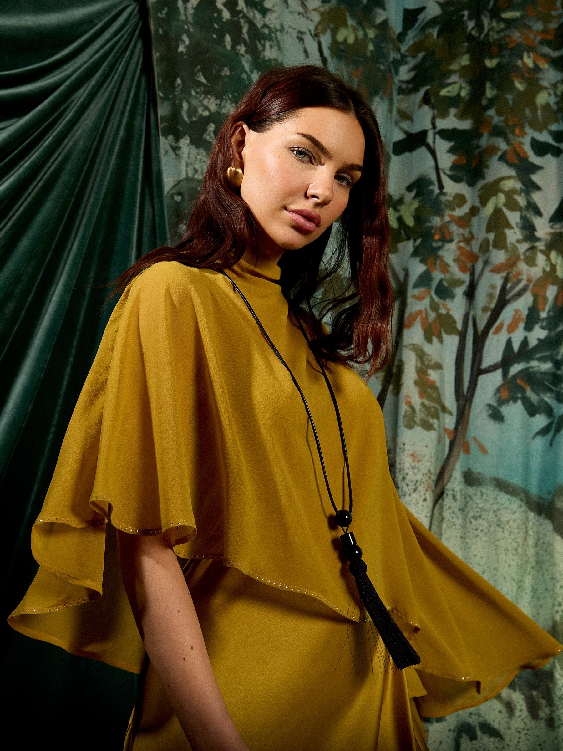 GWD by GEORGE W. DAVIES GWD Lailani Yellow Midi Dress