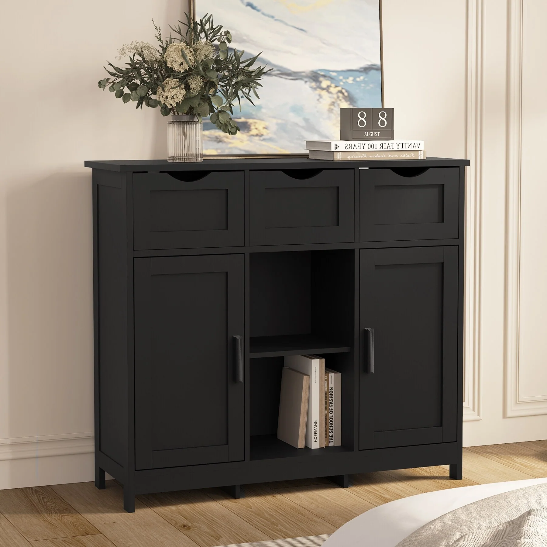 35.4 Wide 3 Drawer Sideboard