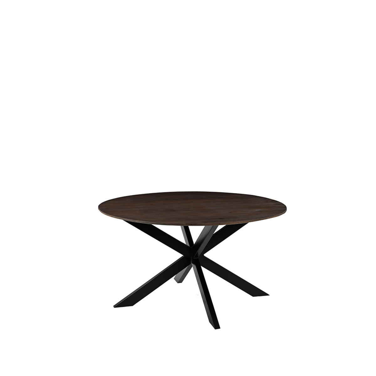 LABEL51 Eettafel Otis - Donkerbruin Mangohout - 130x130x76cm
