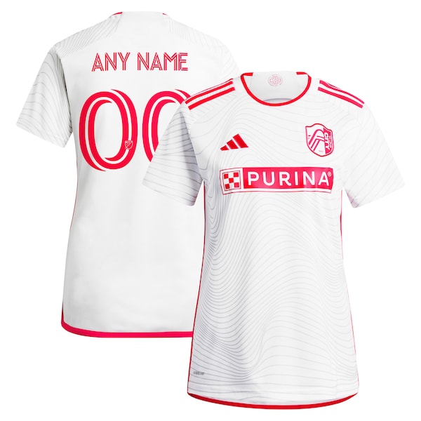 St. Louis City SC adidas Women's 2024 The Confluence Kit Replica Custom Jersey  - White