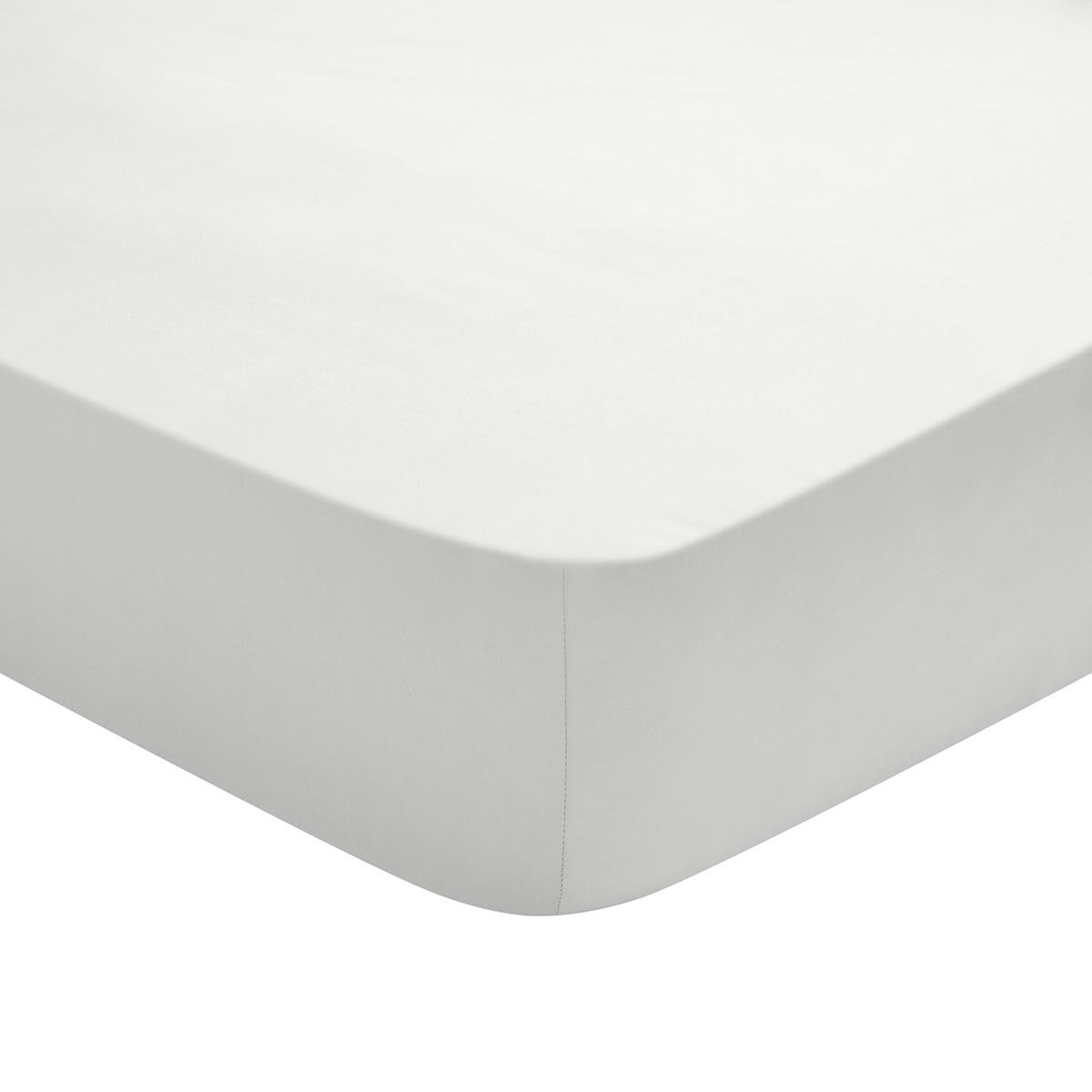 STUDIO - Drap Housse   Coton Gris Perle 140x190 cm - DODO