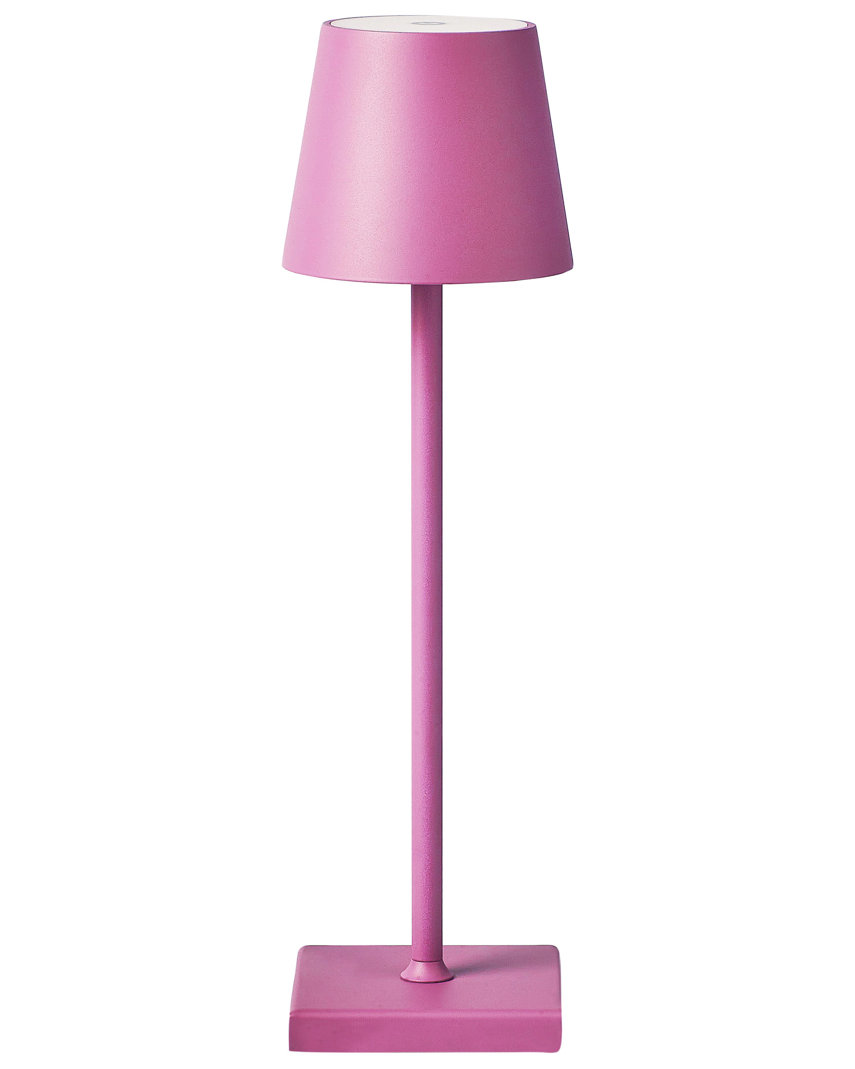 Wireless LED Table Lamp BACEIRO Metal Pink