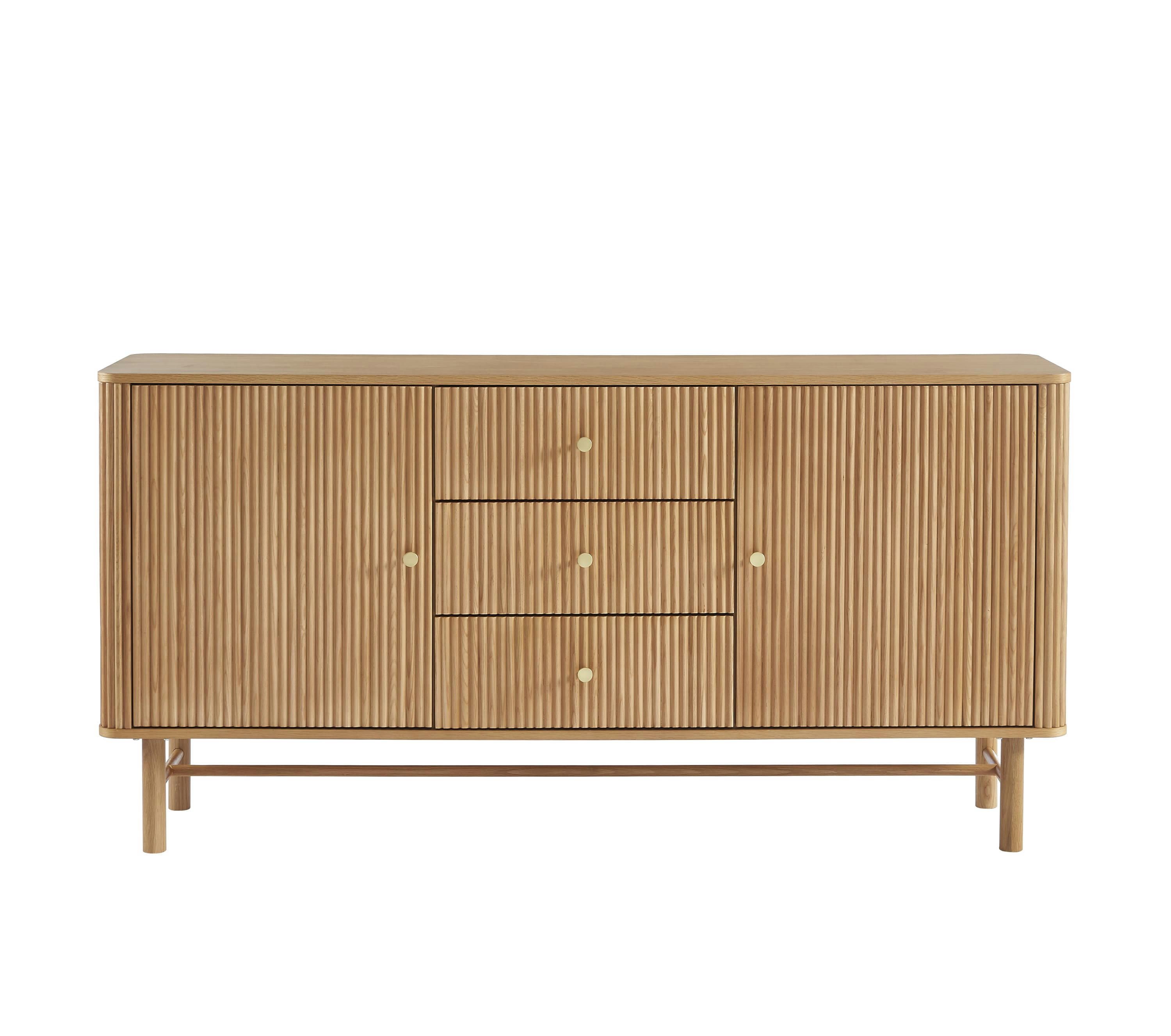 SKANSEN - Buffet  placage chêne 160cm