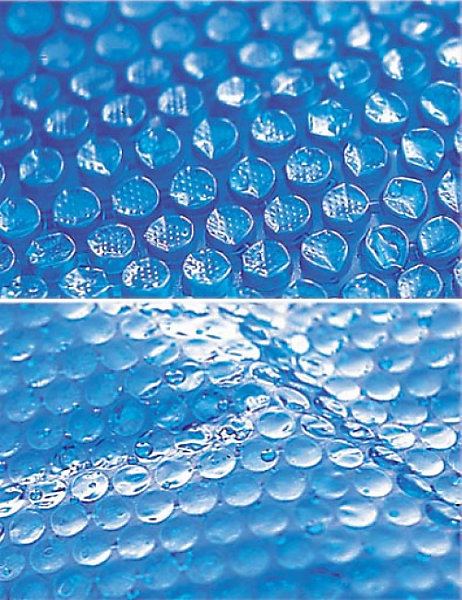 Bâche à bulles 180 microns pour piscine acier ovale 10,00 x 5,50 m - Gré