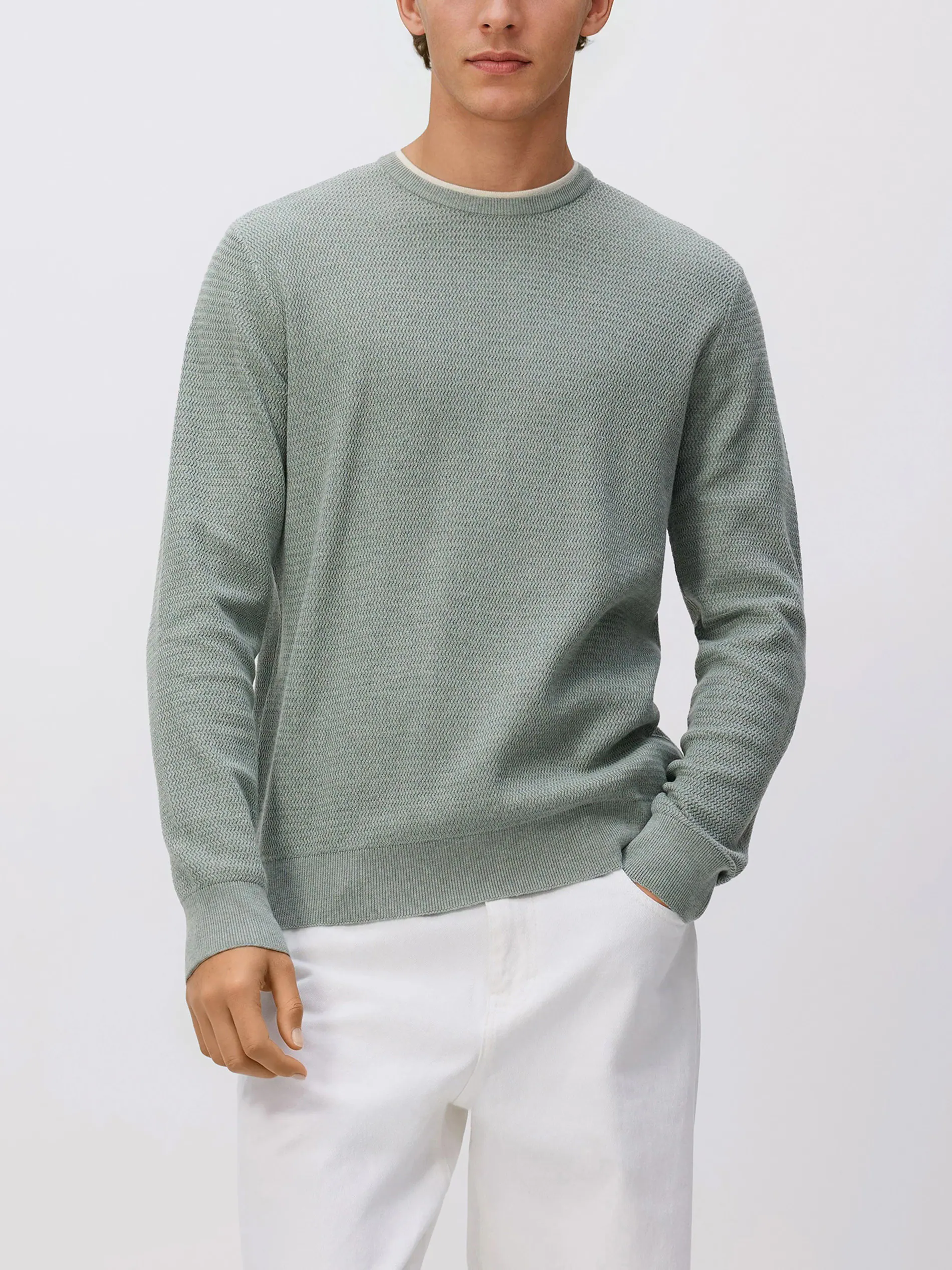 Sweter z bawełną