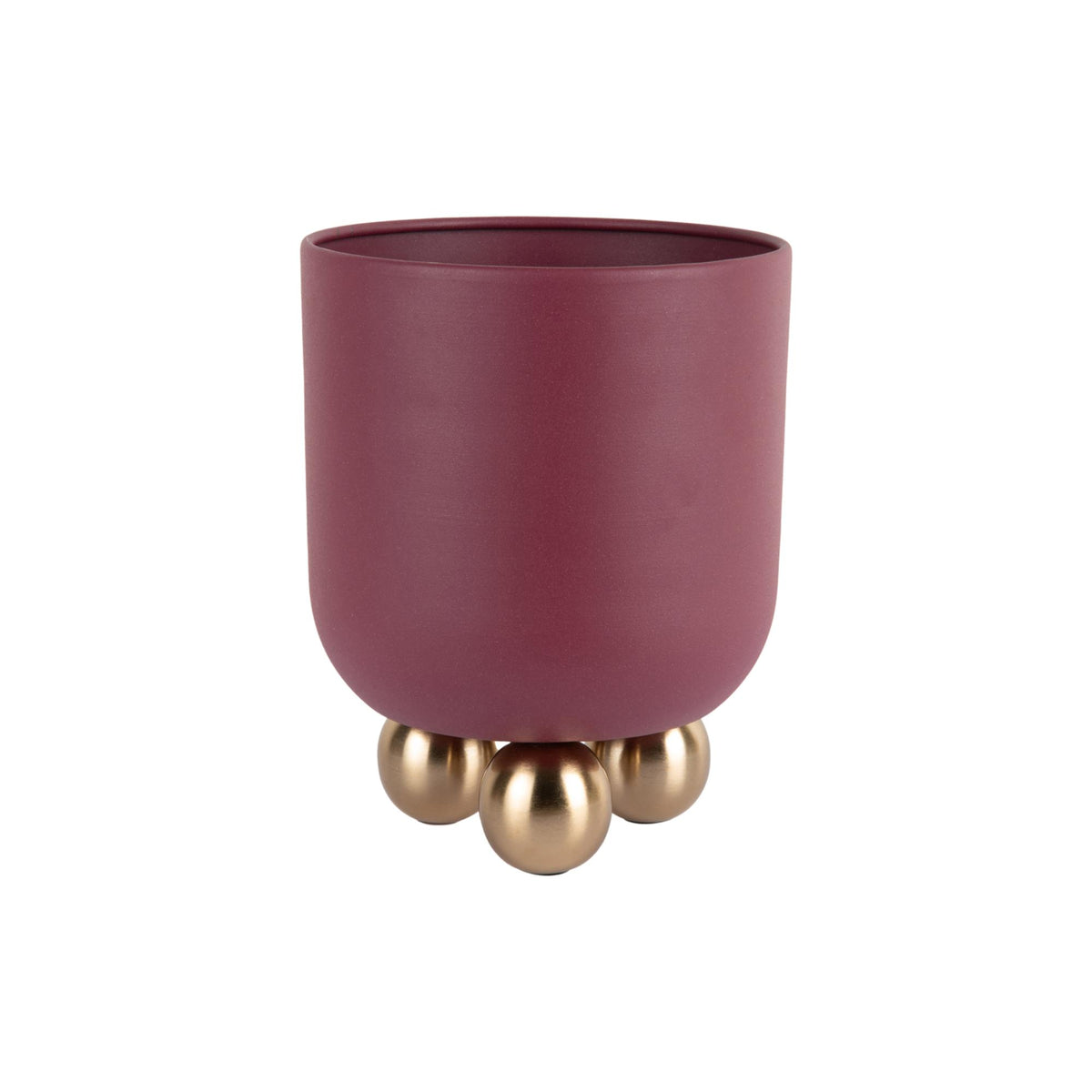 Present Time bloempot Estilo Small - rood - Ø18.5cm