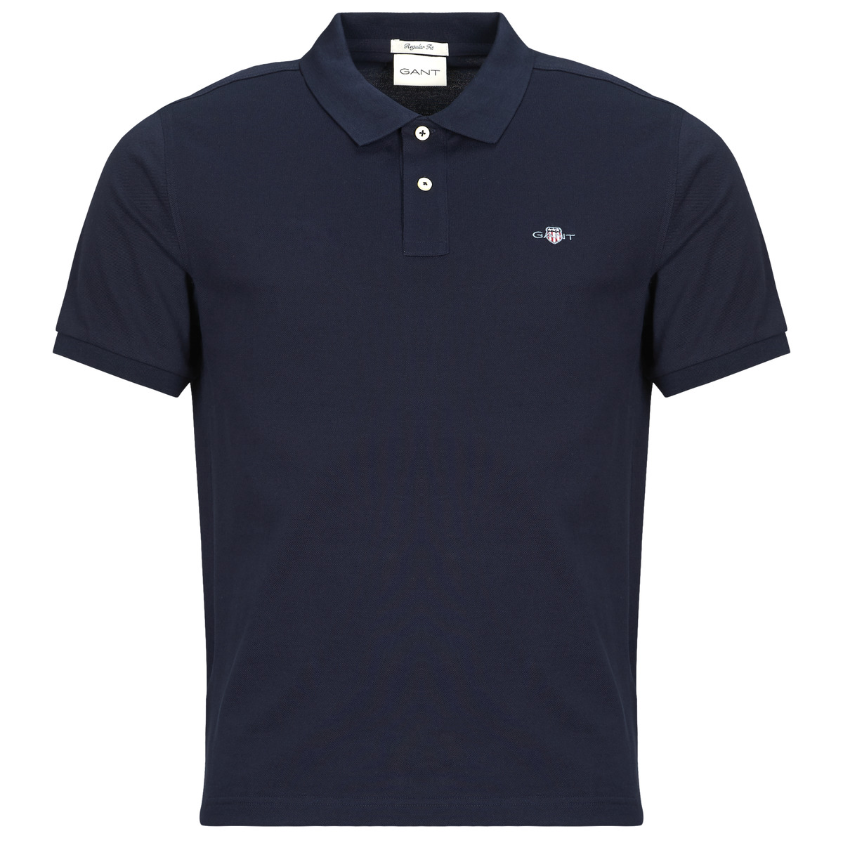 Gant - REG SHIELD SS PIQUE POLO - Marine