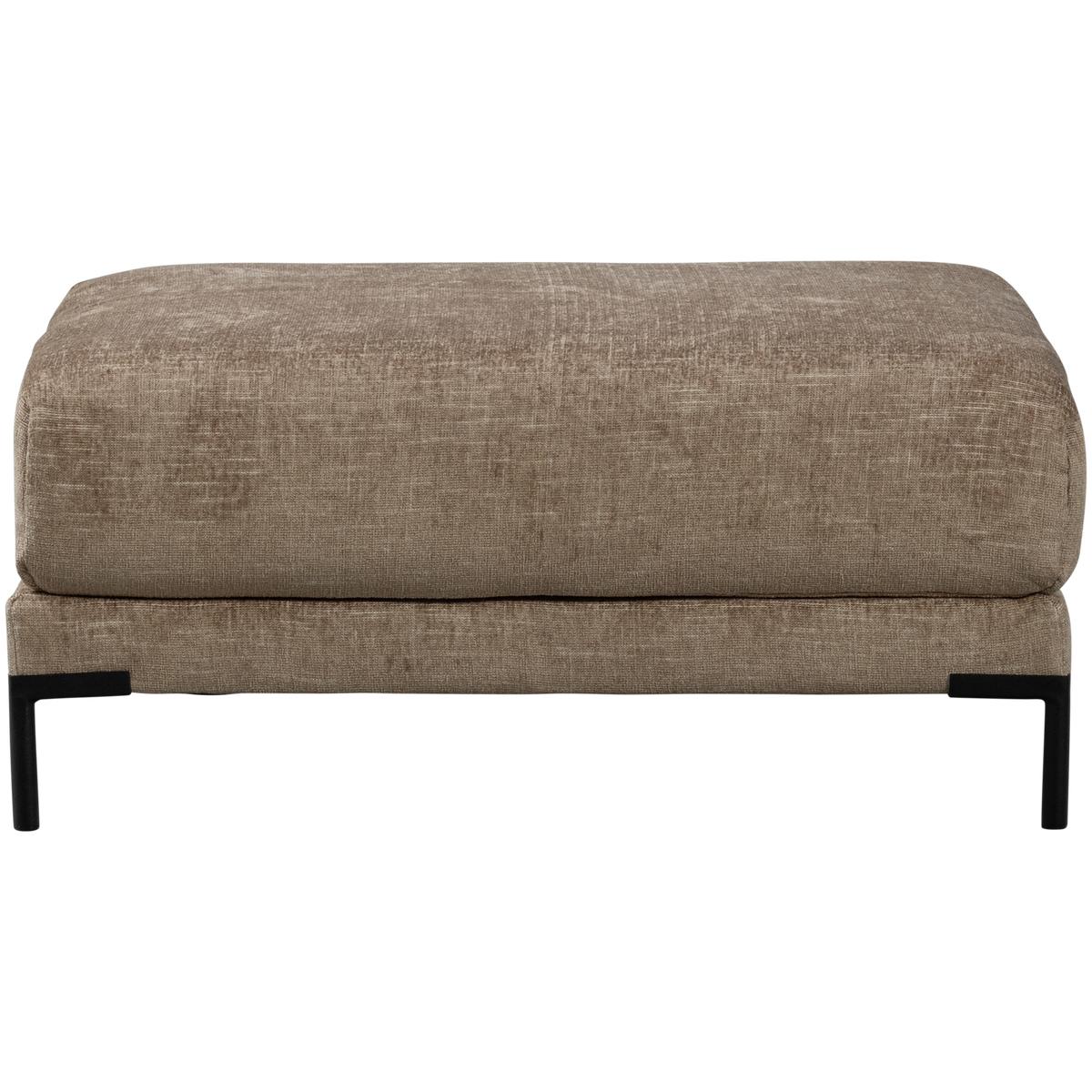 vtwonen poef Couple - Polyester - Mud Melange - 44x100x100