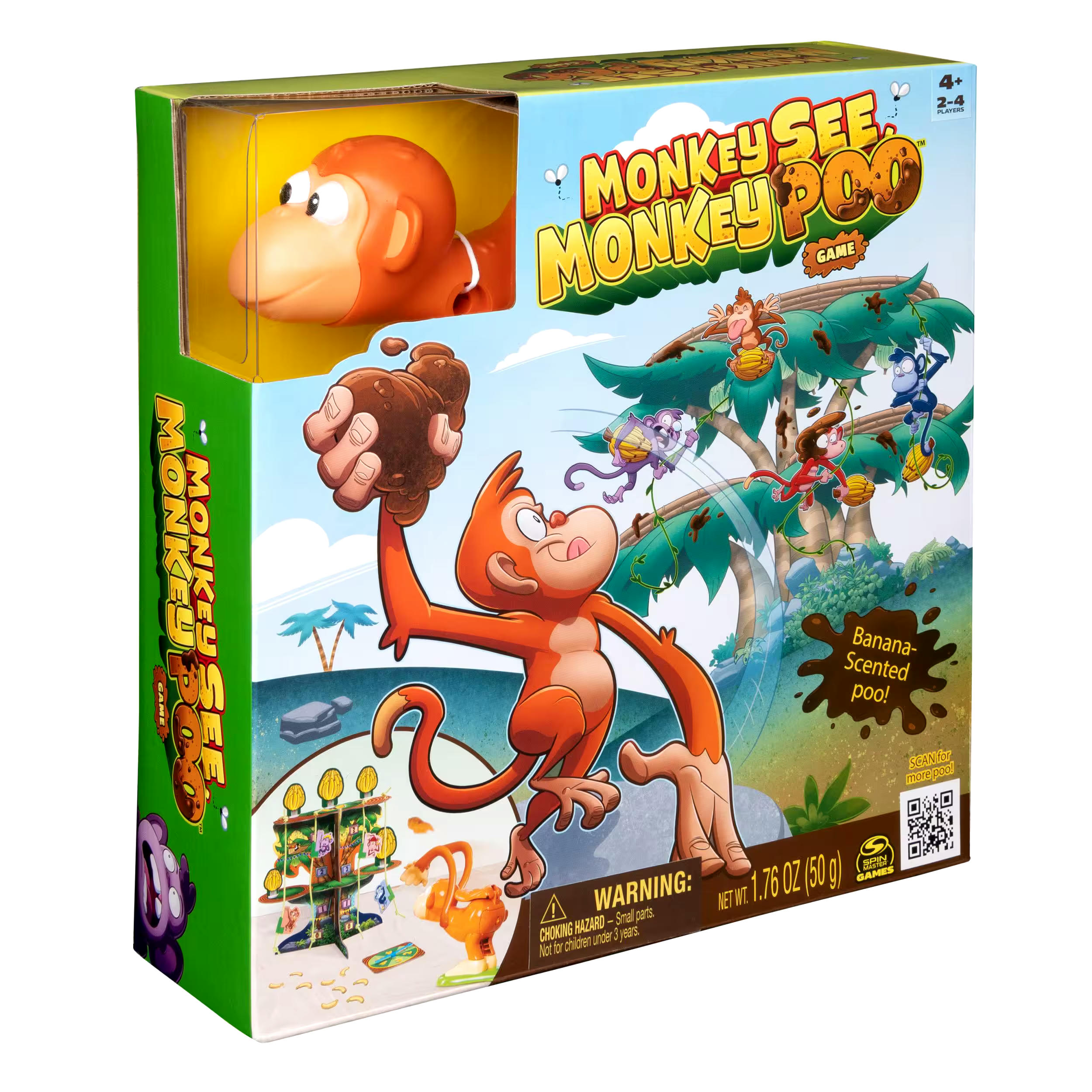 Monkey See Monkey Poo Board Game Set, Ages 4+