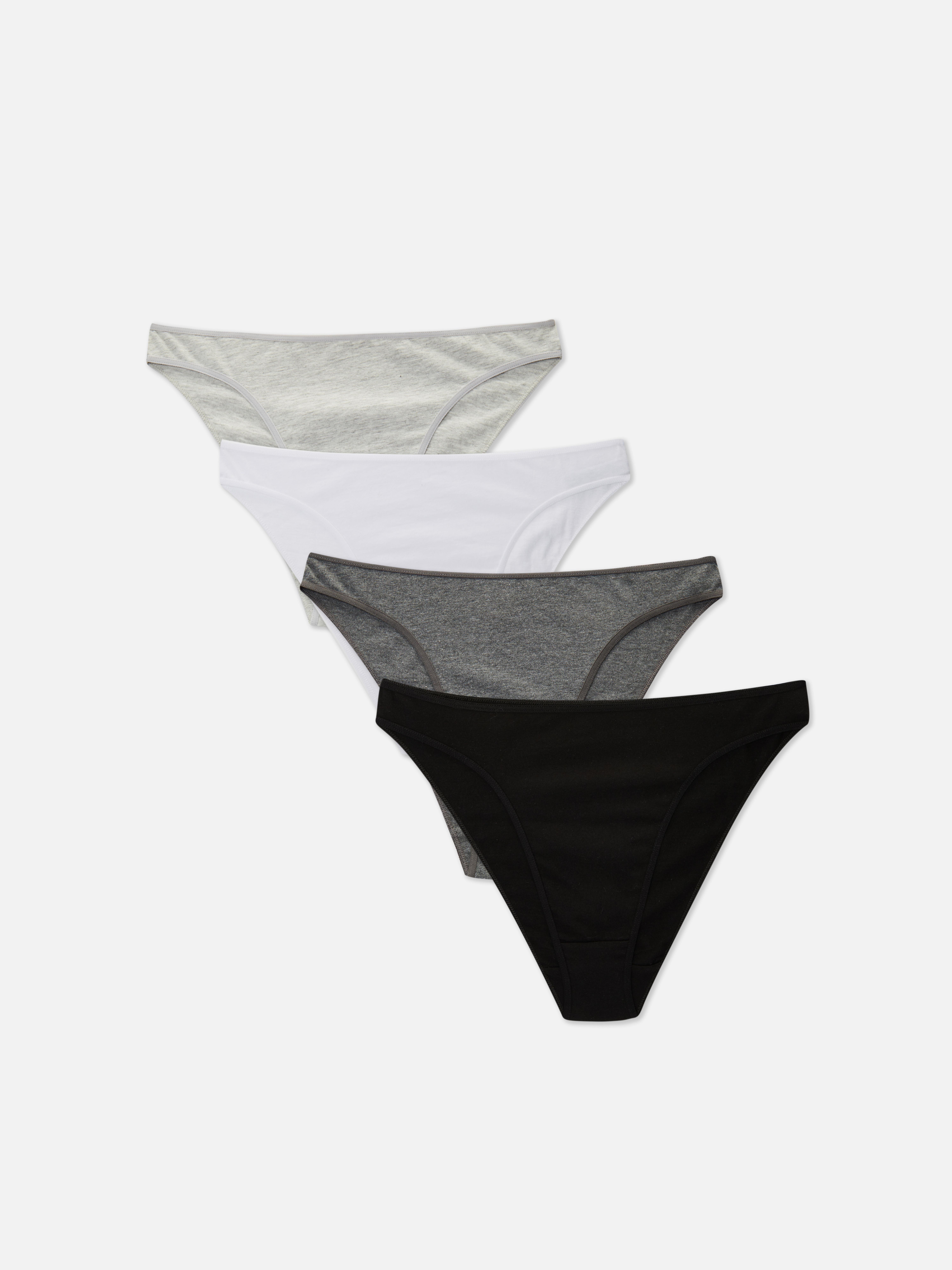 4-Pack High Leg Briefs