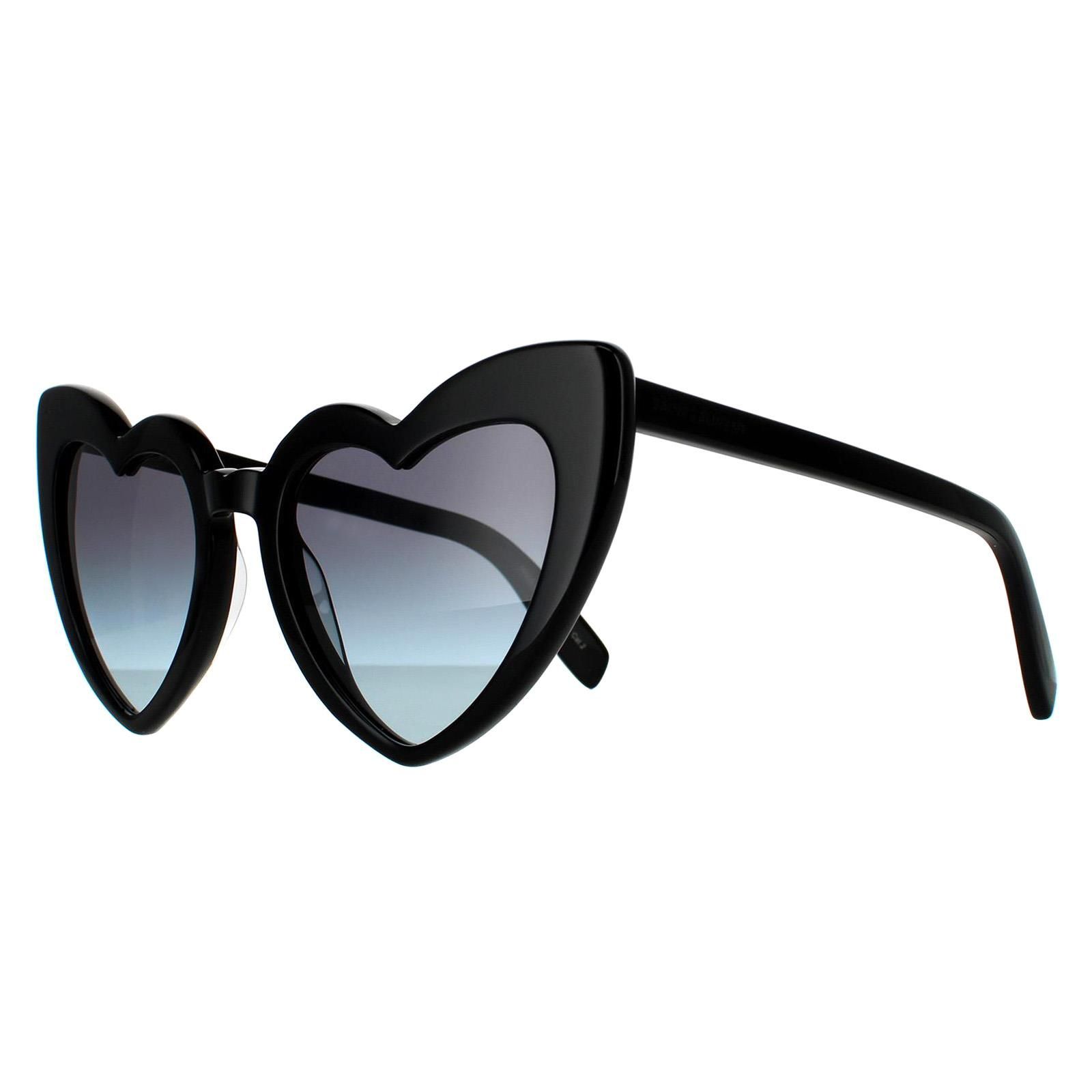 Saint Laurent Cat Eye Black Blue Gradient Sunglasses