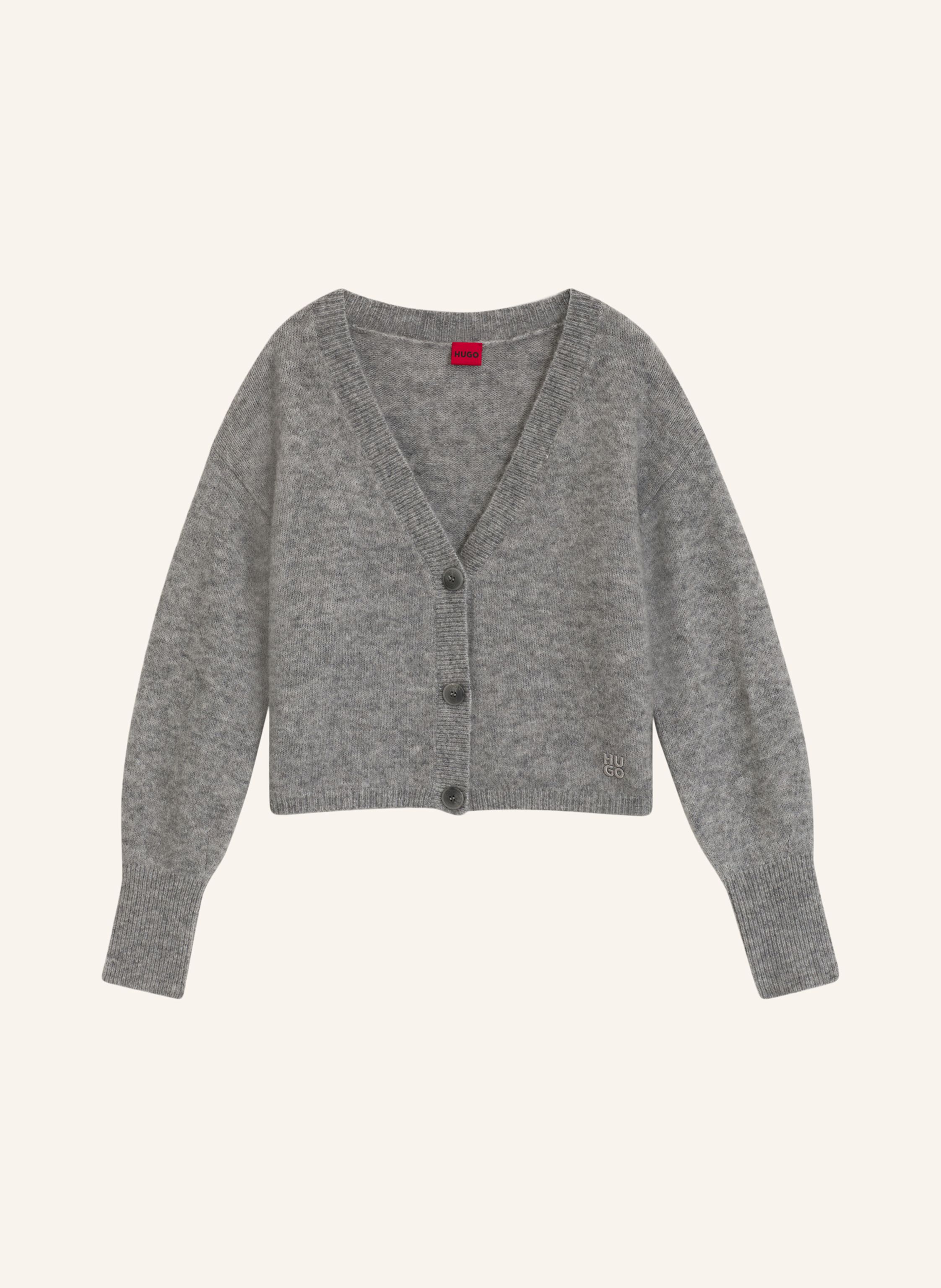 HUGO Strickjacke SIRALA Relaxed Fit