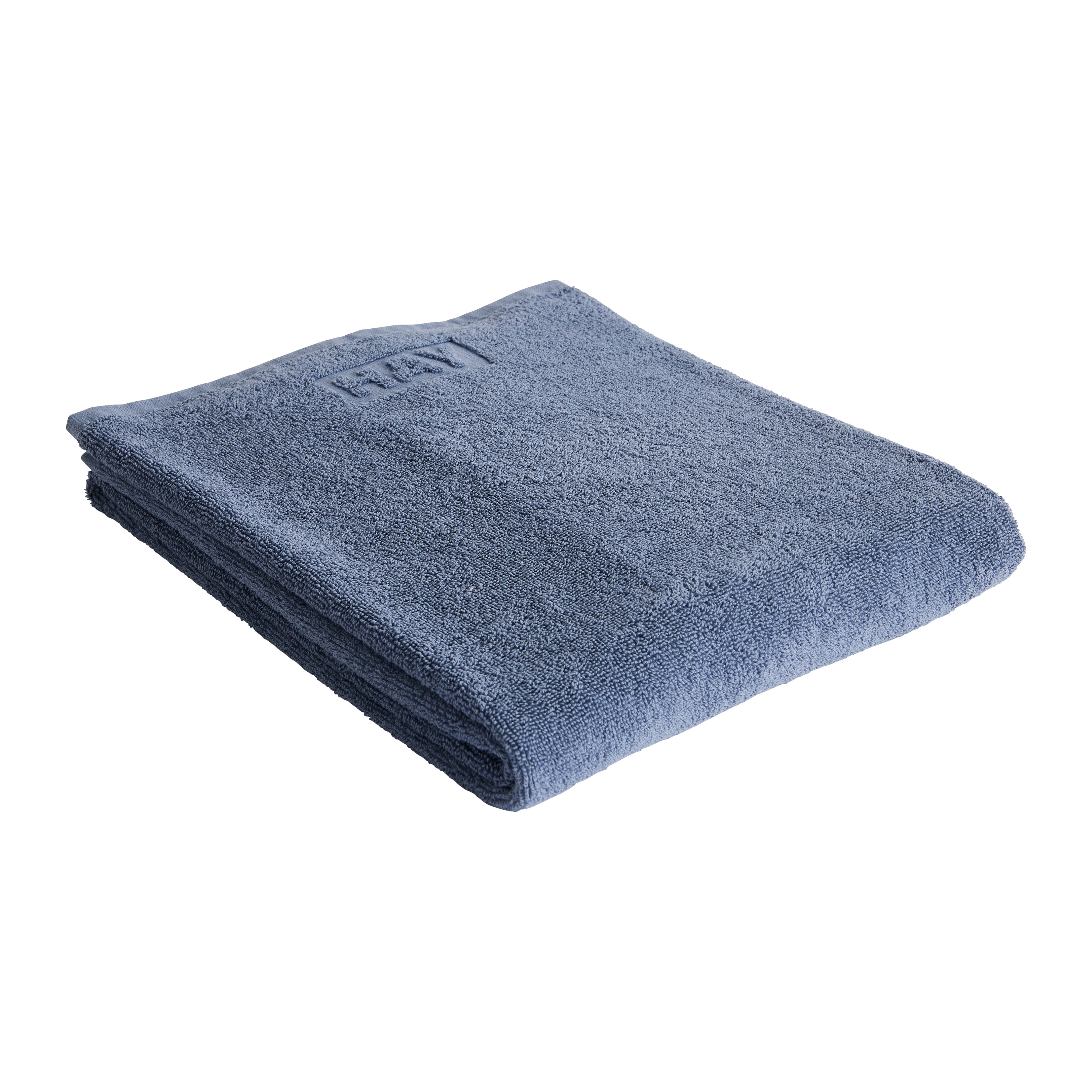 HAY Mono Handdoek L 140 x B 70 cm - Staal Blauw