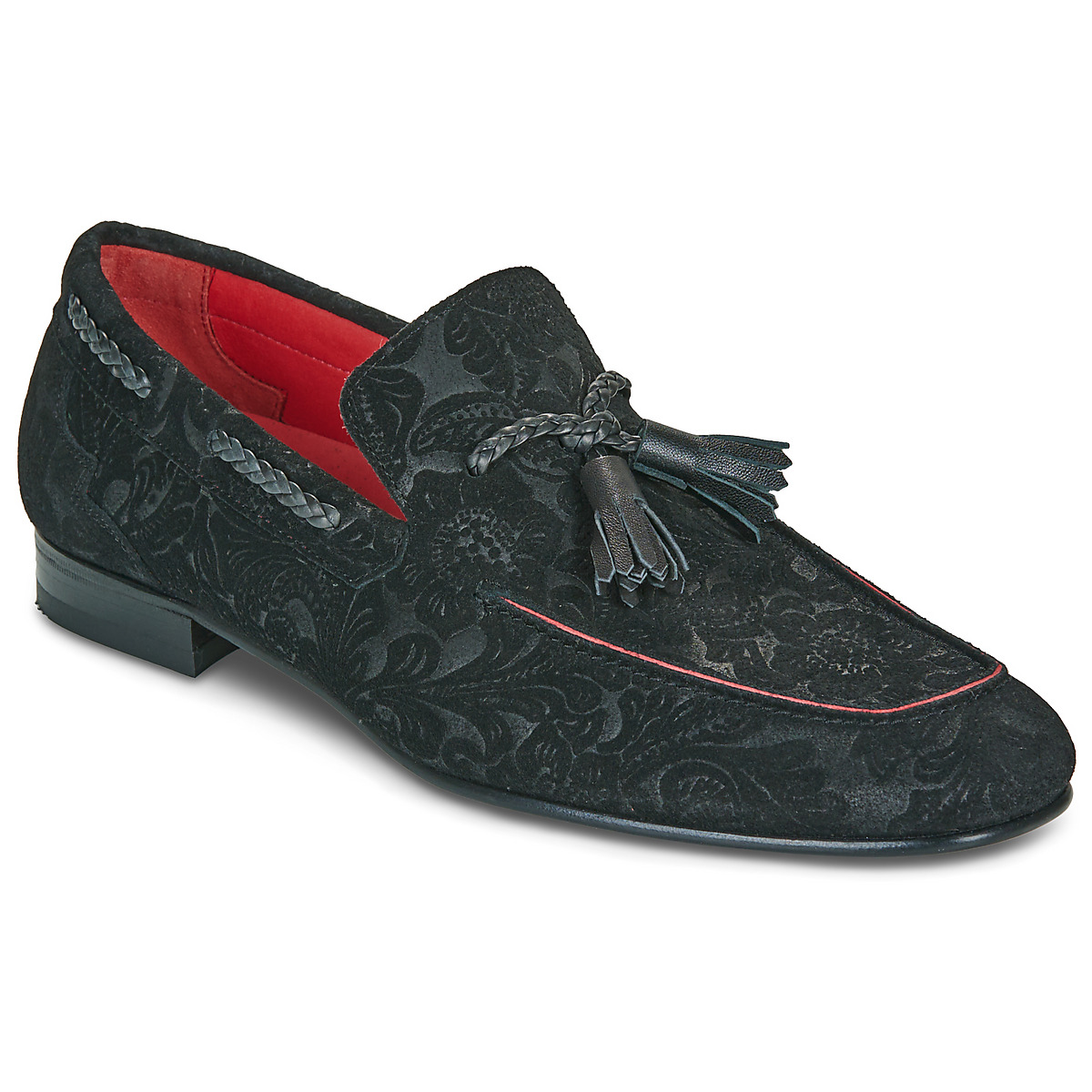 Jeffery-West - MARTINI BLACK PETUNIA NAPPA - Black / Red
