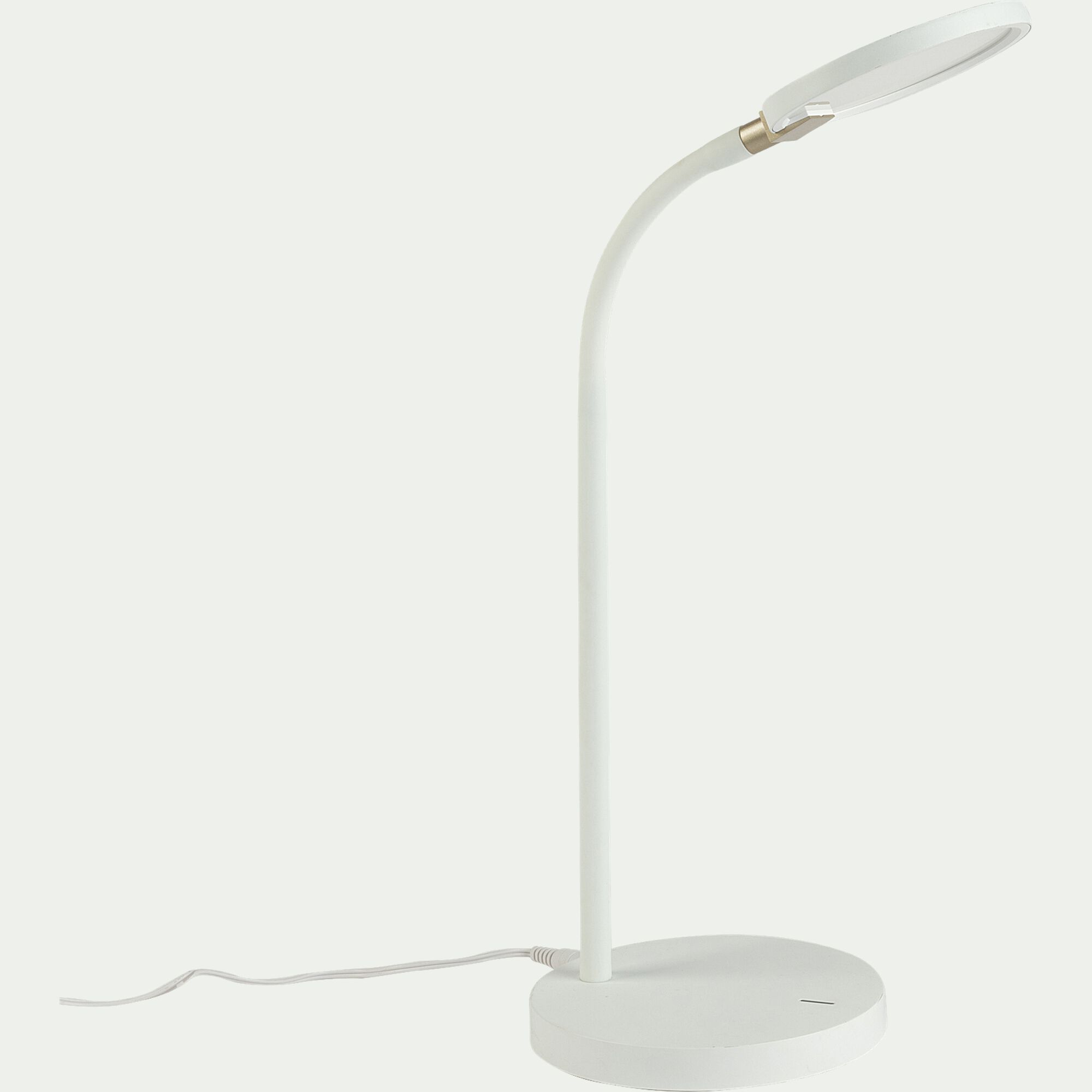 SOLAR - Lampe de bureau avec variateur H31,50cm - blanc