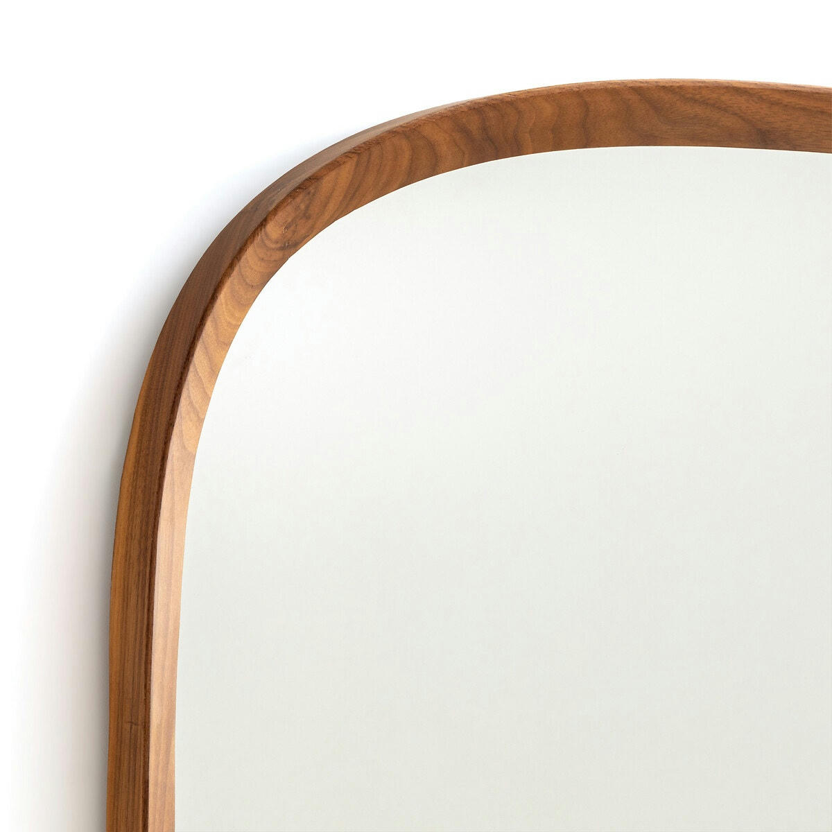 Miroir organique noyer massif, H60cm, Orion