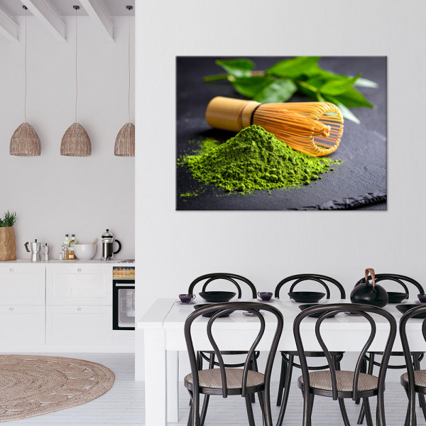 Obraz do kuchni jadalni restauracji, Matcha Herbata 30x20