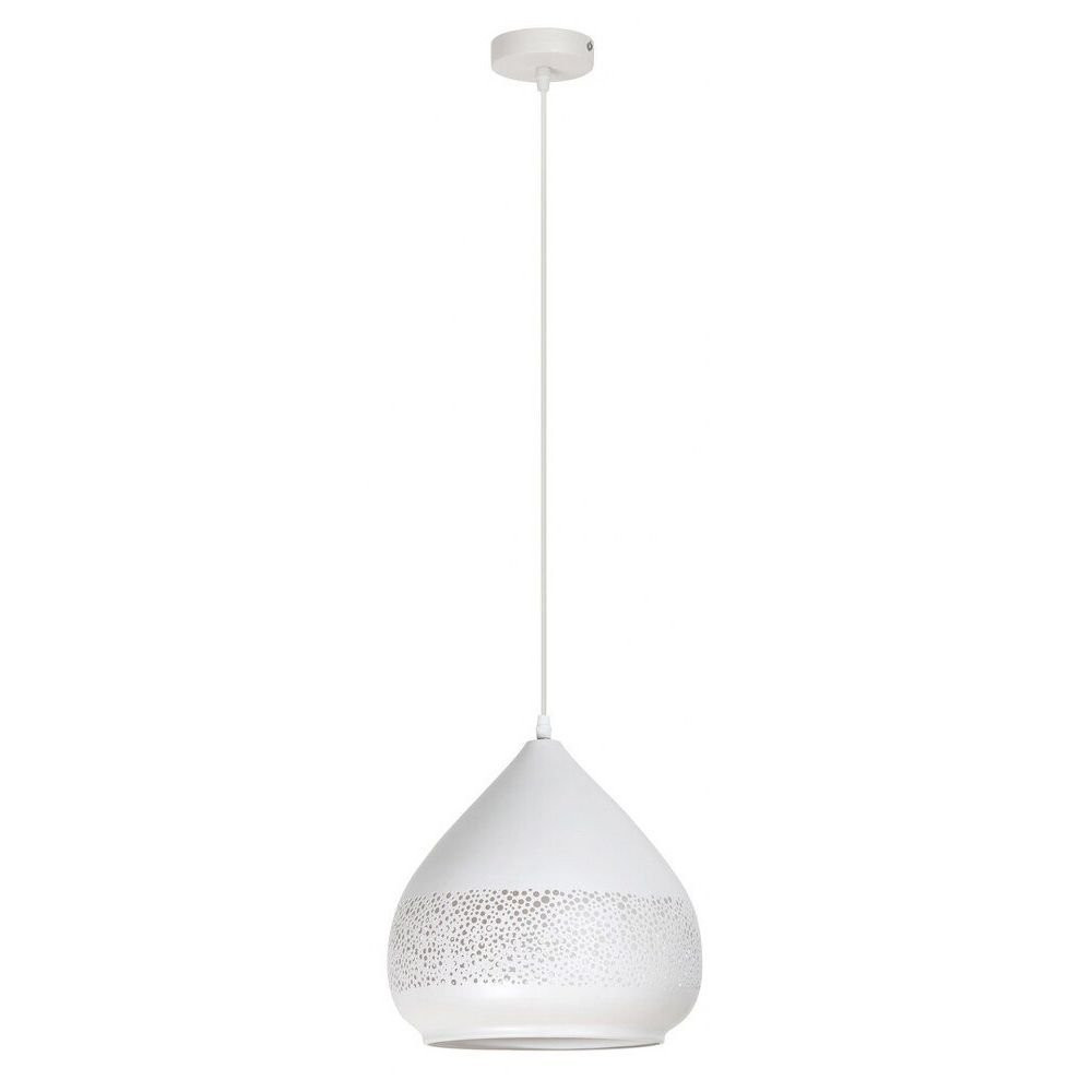 Lampa wisząca biała Kaia 1xE27x40W wym: 110x27x27 cm Rabalux