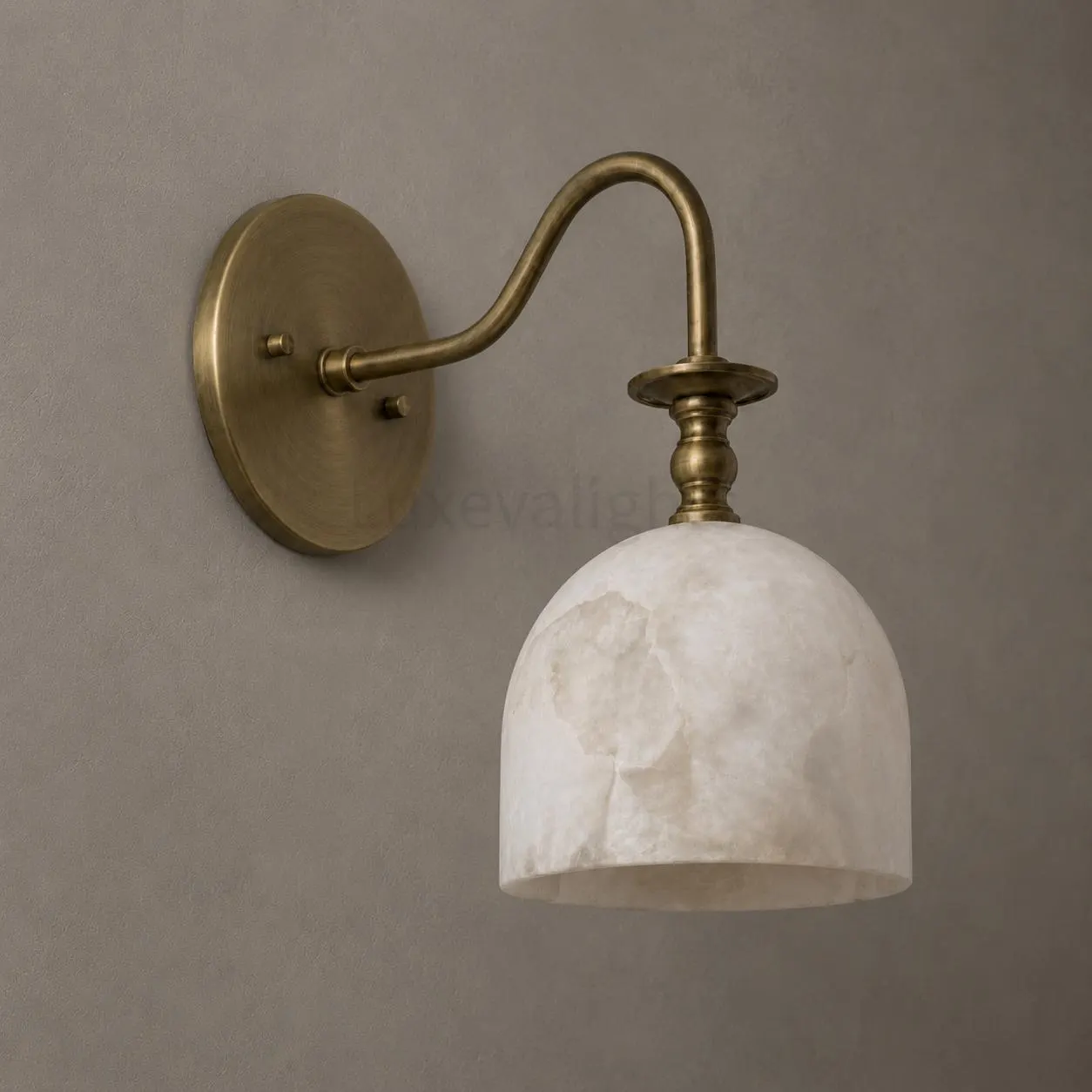 Modern Alabaster Wall Sconce Pair, Antique Brass Bathroom Vanity Light Fixture, Mid Century Brass Wall Light, Handmade Luxury Wall Lamp