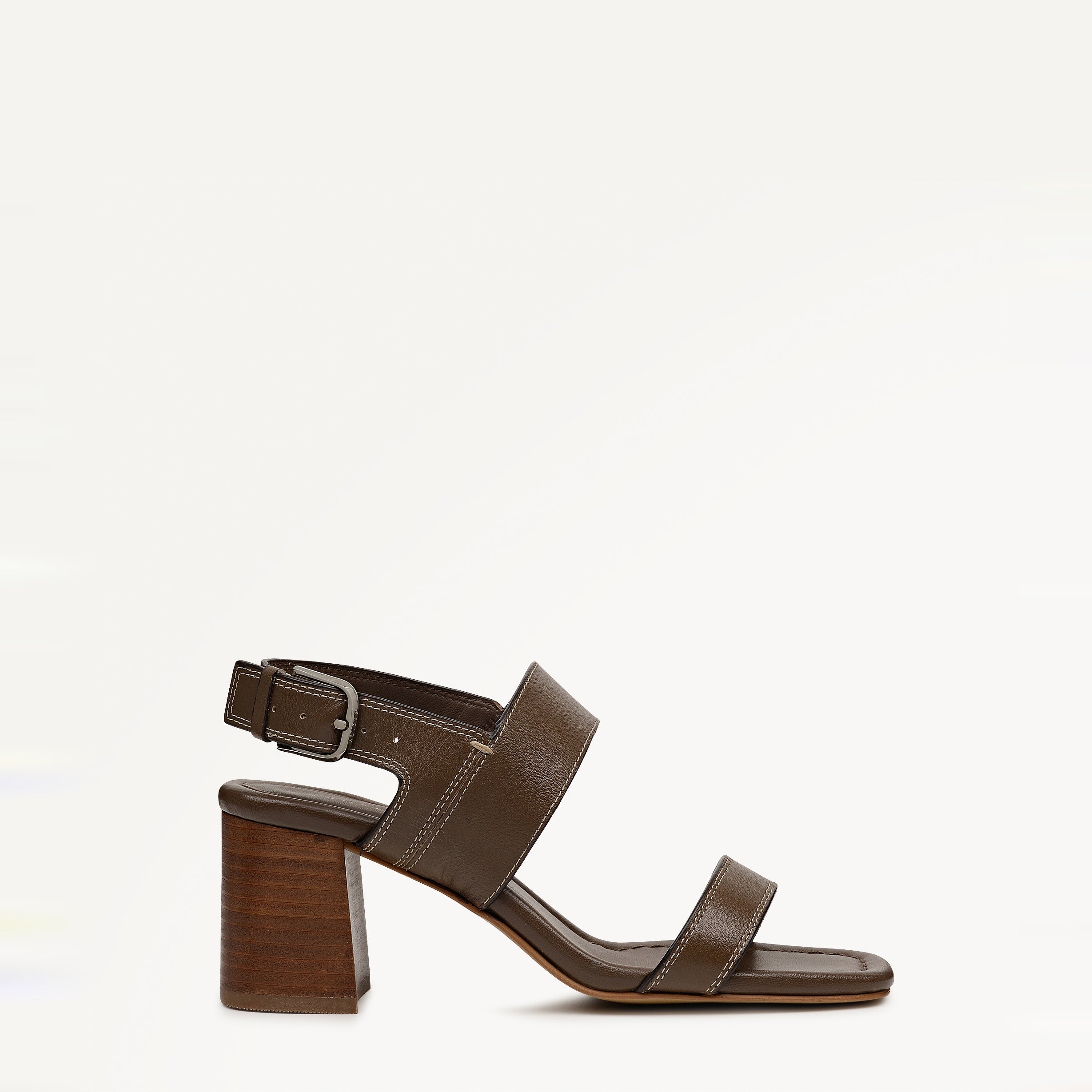The Goldborne- Heeled Sandal - Mid Block Casual Sandal