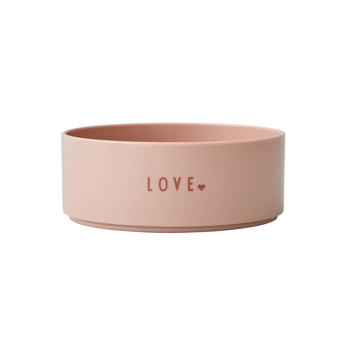 Design Letters - AJ Mini Favourite Tritan Schale, Love / nude