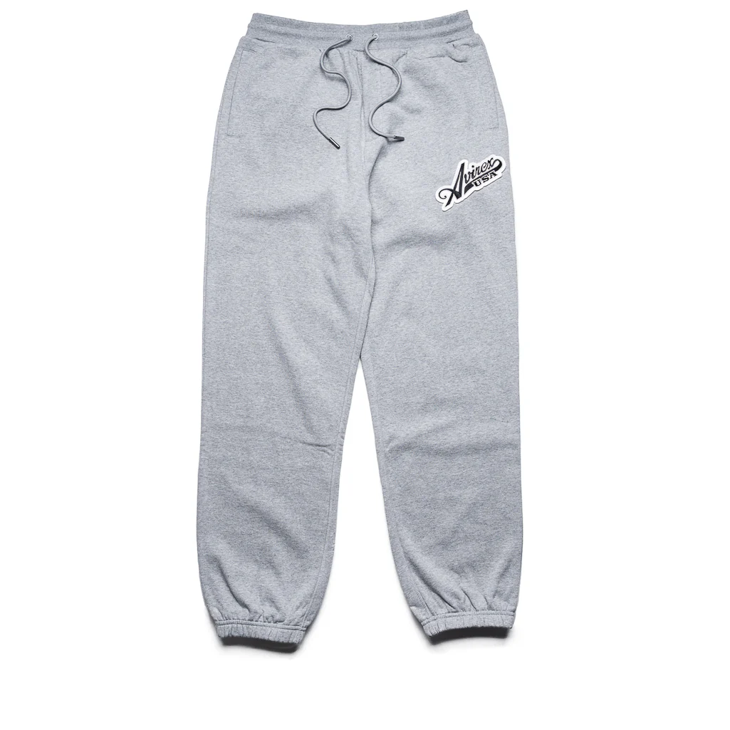 Avirex Script Jogger - Heather Grey