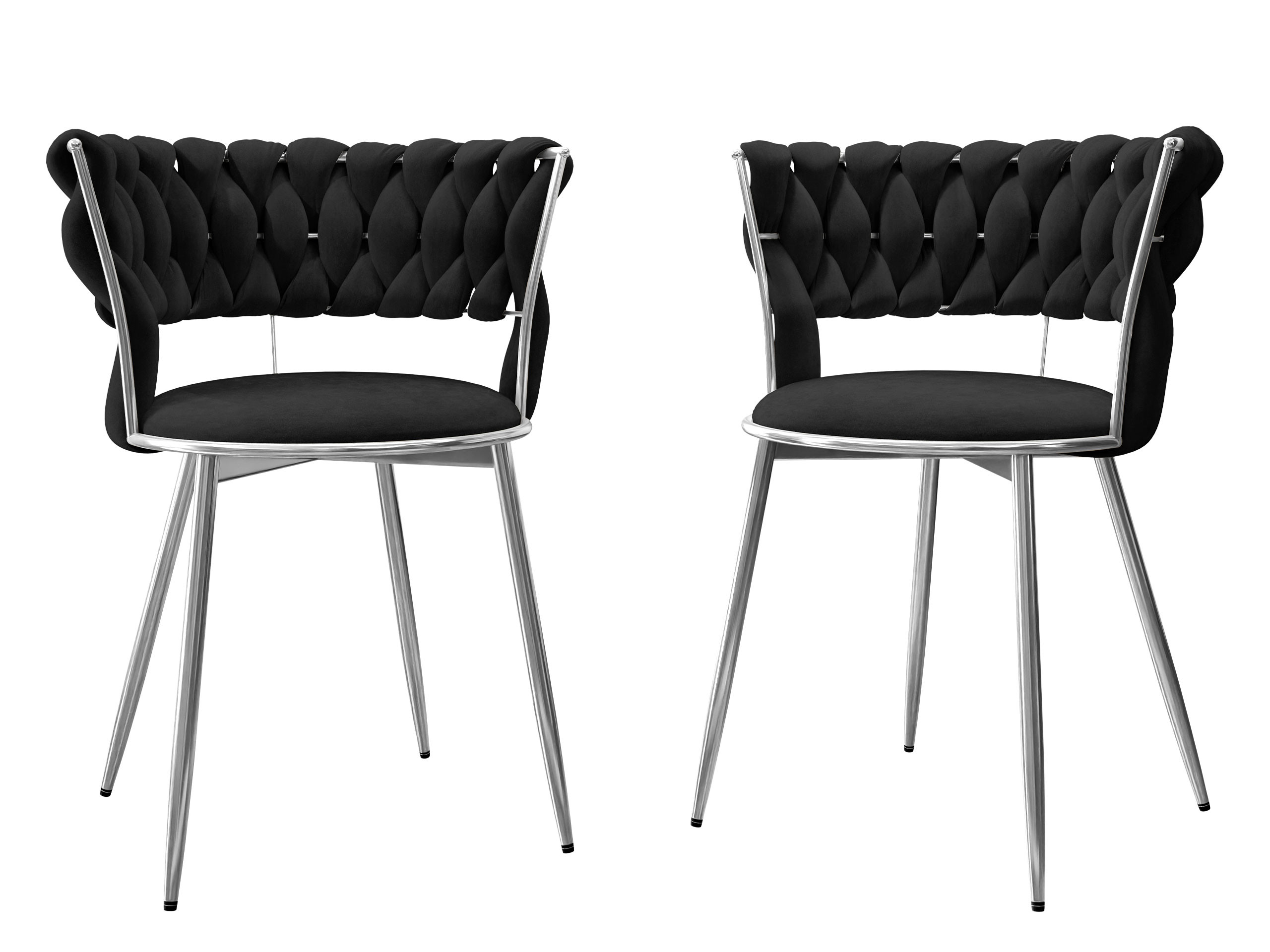 Komplet 2 krzeseł tapicerowanych Muz DC-1141/CM