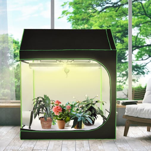 NNECW Growing Dark Room with Adjustable Straps for Indoor Plant Germination