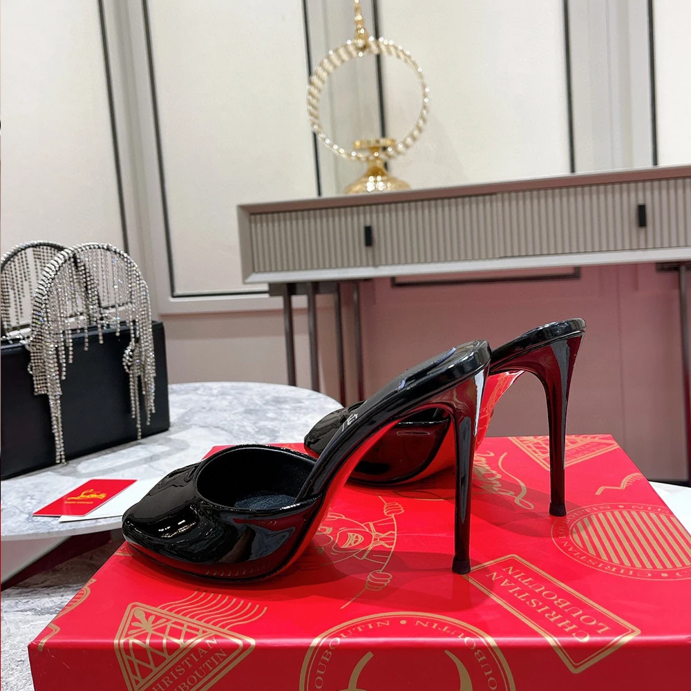 Christian Louboutin Open Toe High Heels