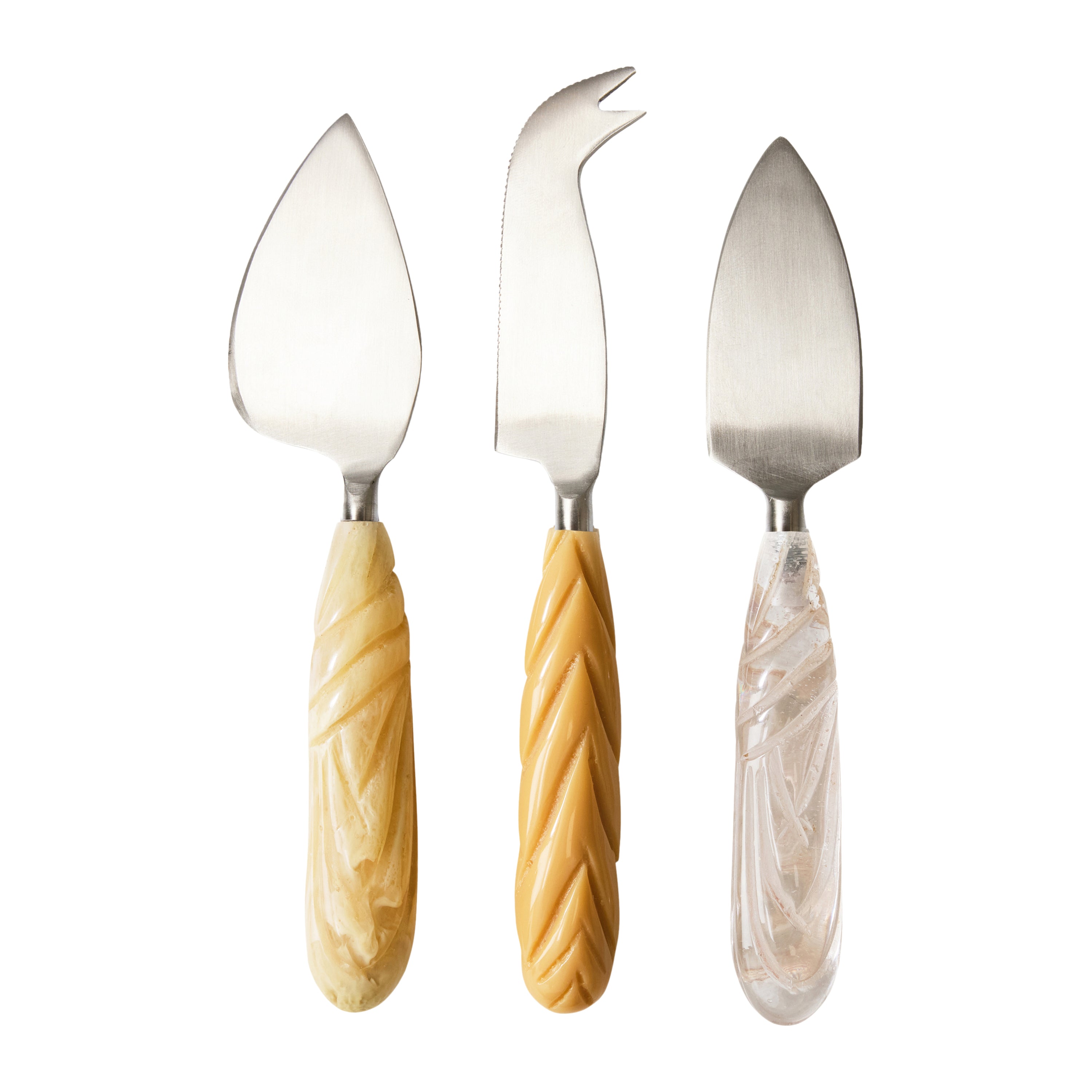 HKliving Kaasmes Cream - Set van 3