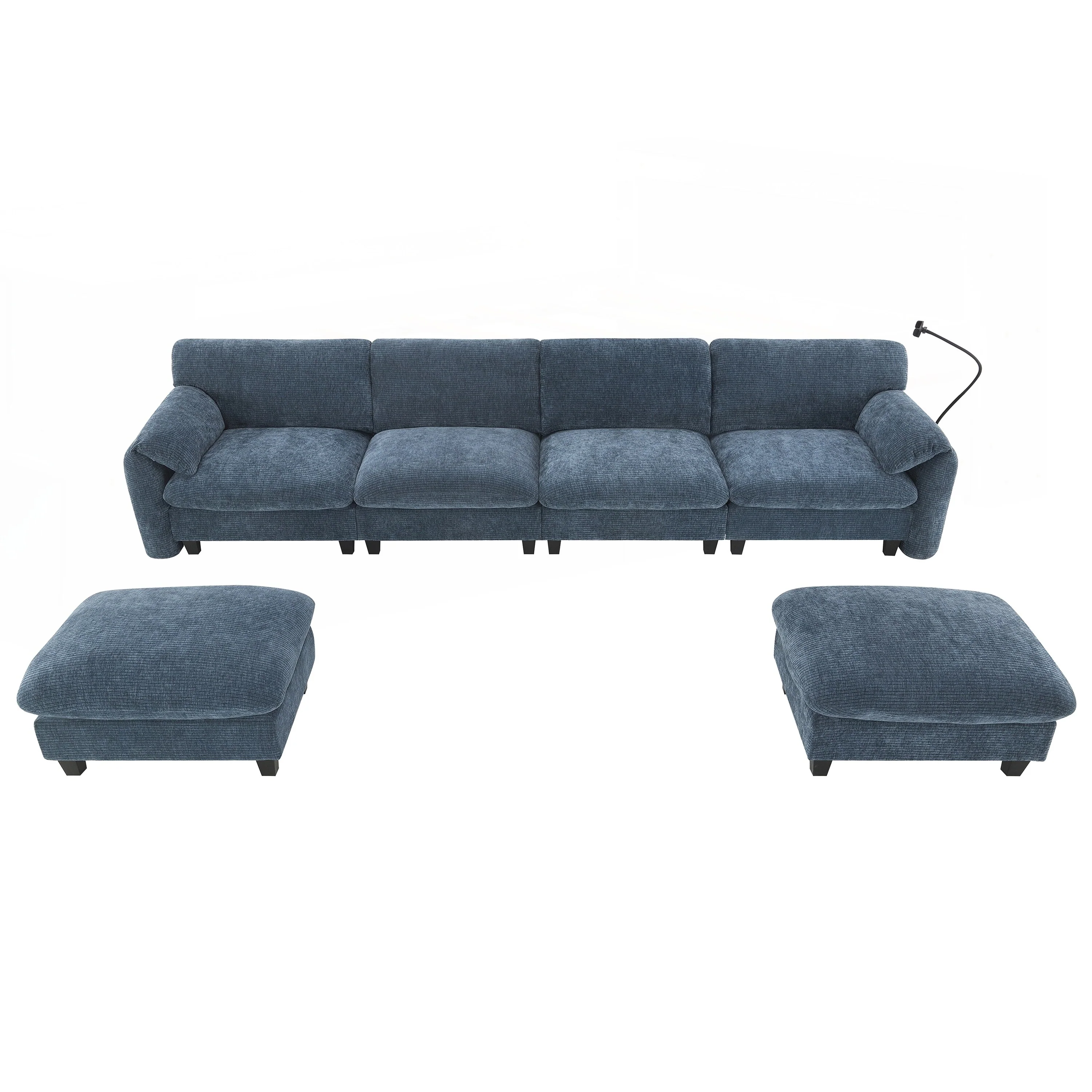 140 Inch Modular Sectional Sofa