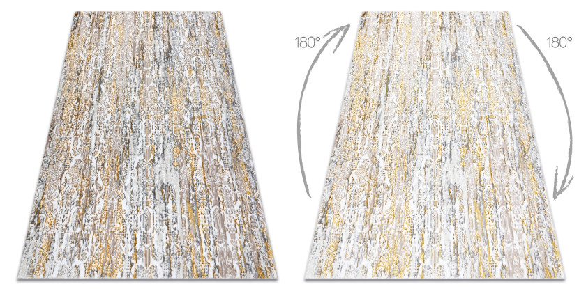 Dywan GLOSS nowoczesny8487 63 Ornament, stylowy, glamour 80x150 cm