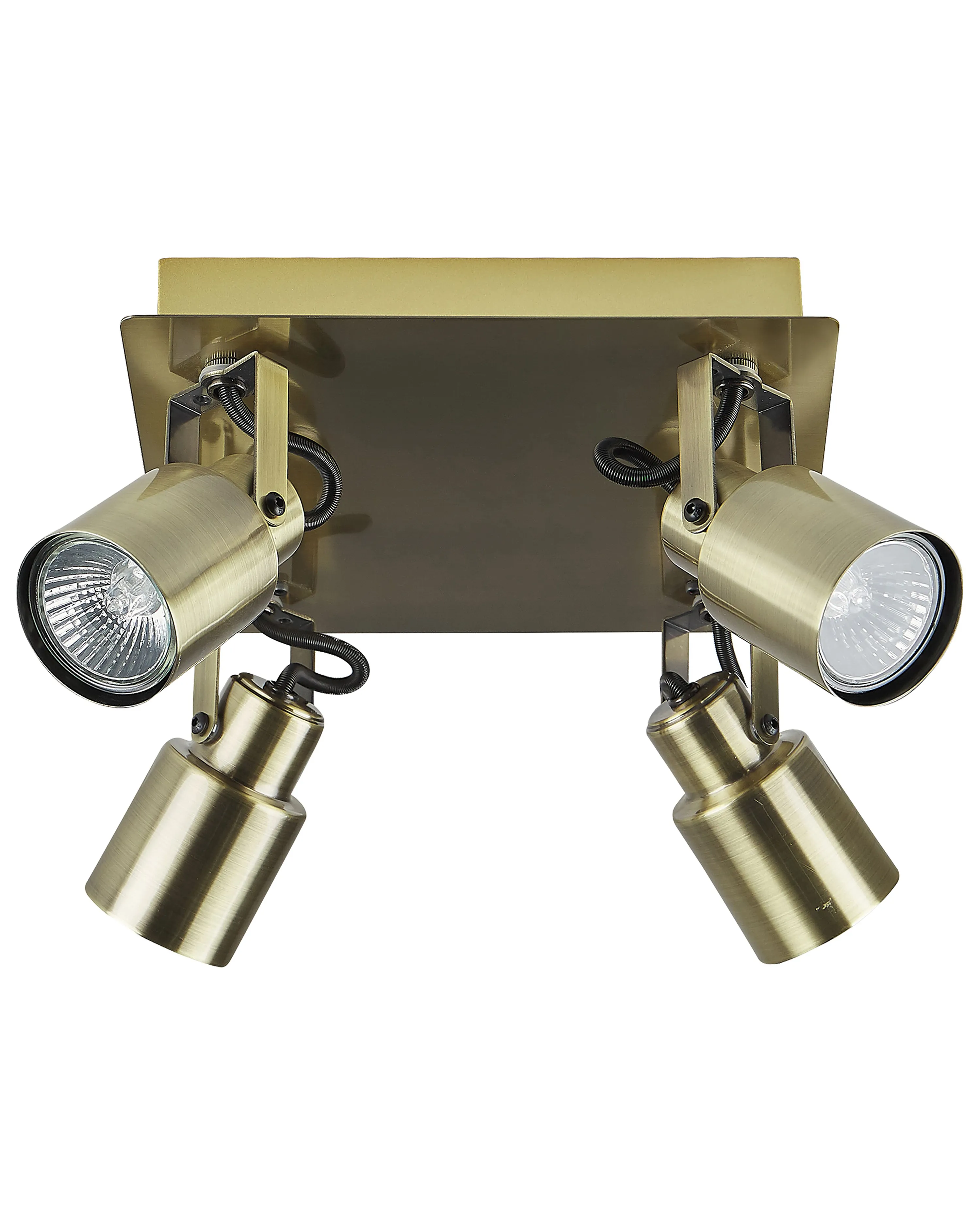 4 Light Spotlight BONTE Adjustable Metal Brass