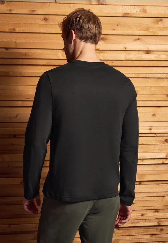 Softes Wording Langarmshirt