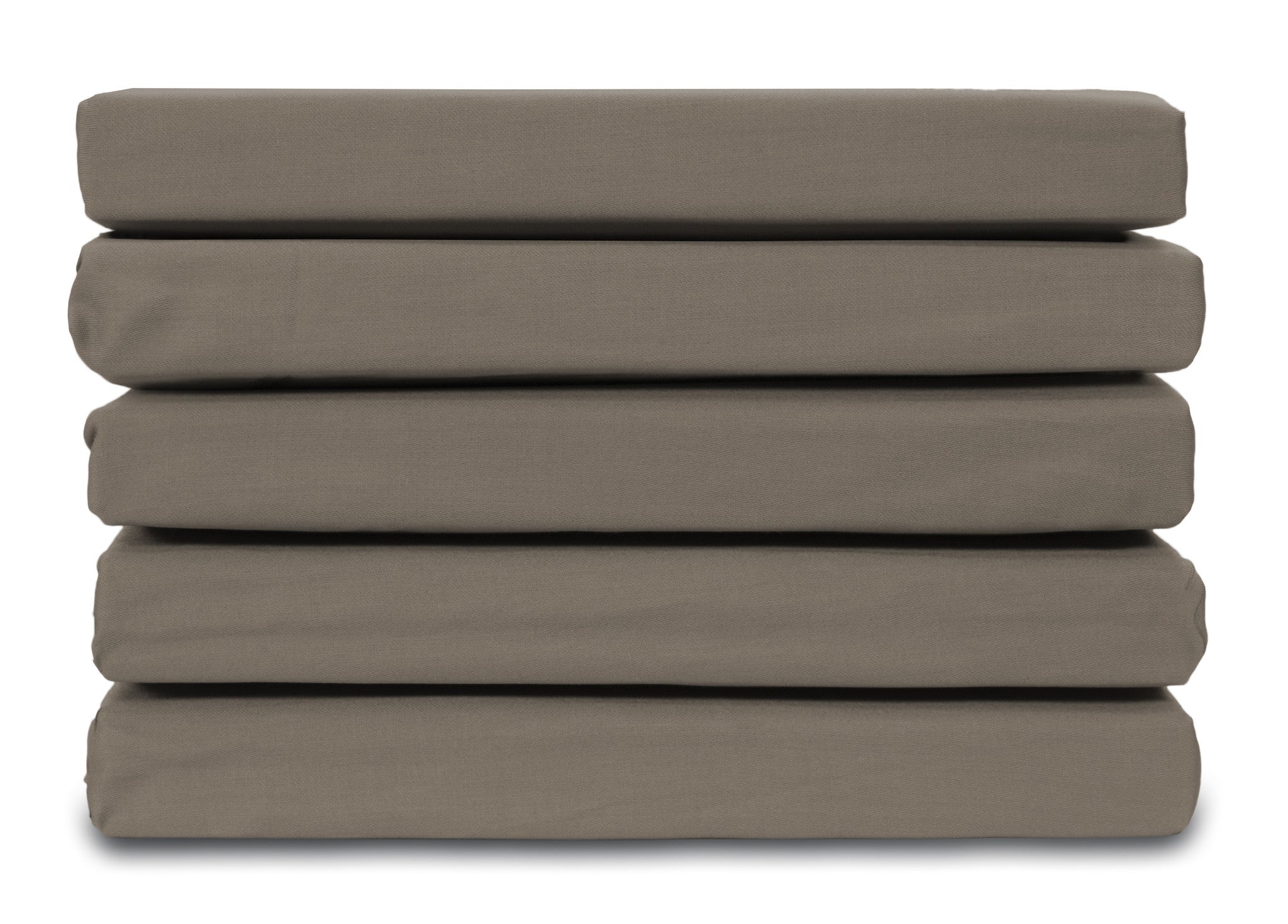 Ten Cate hoeslaken - 100% katoensatijn - 160x200 - taupe