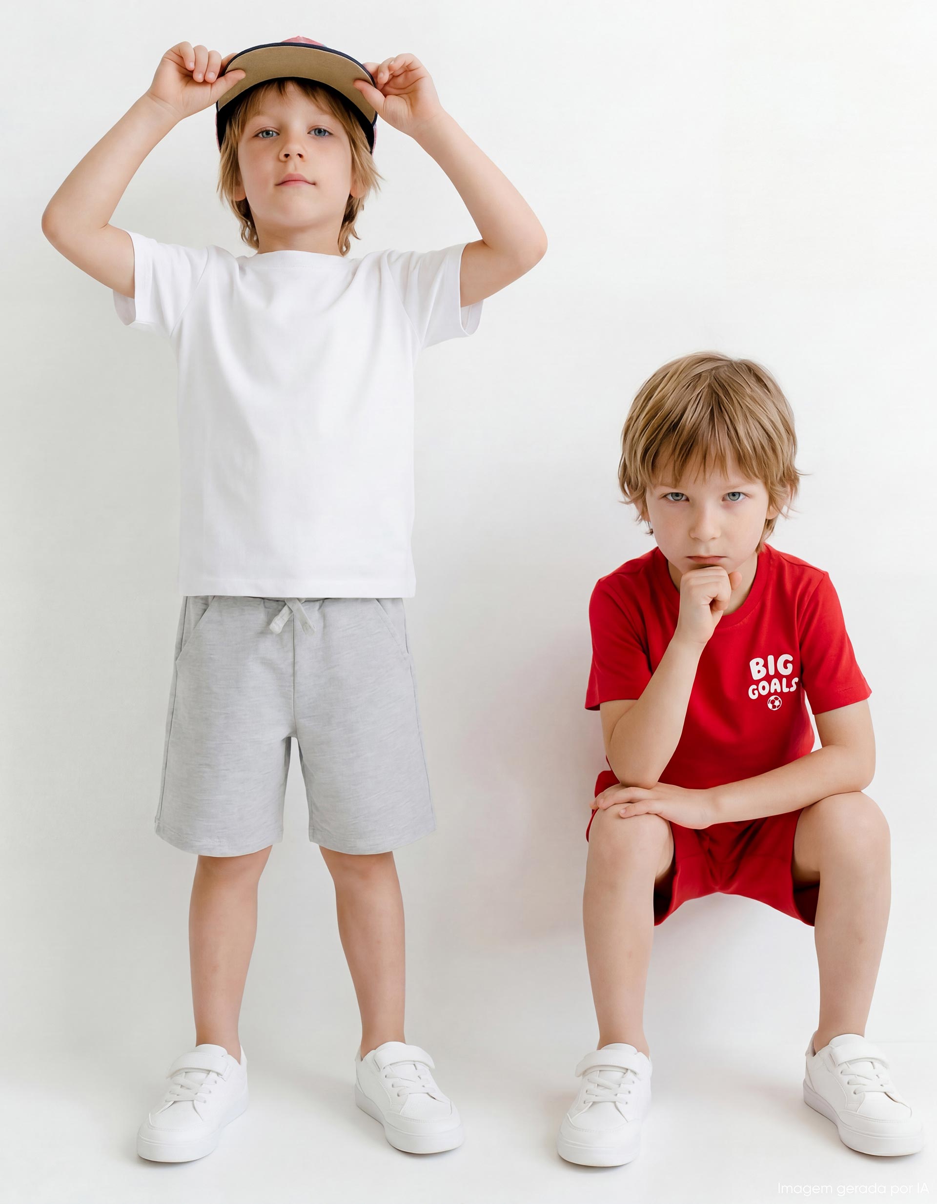 Pack 2 T-shirts, Menino, Vermelho