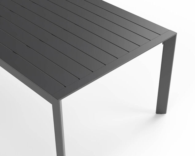 Jette Dining Table 220cm (Gunmetal Grey)