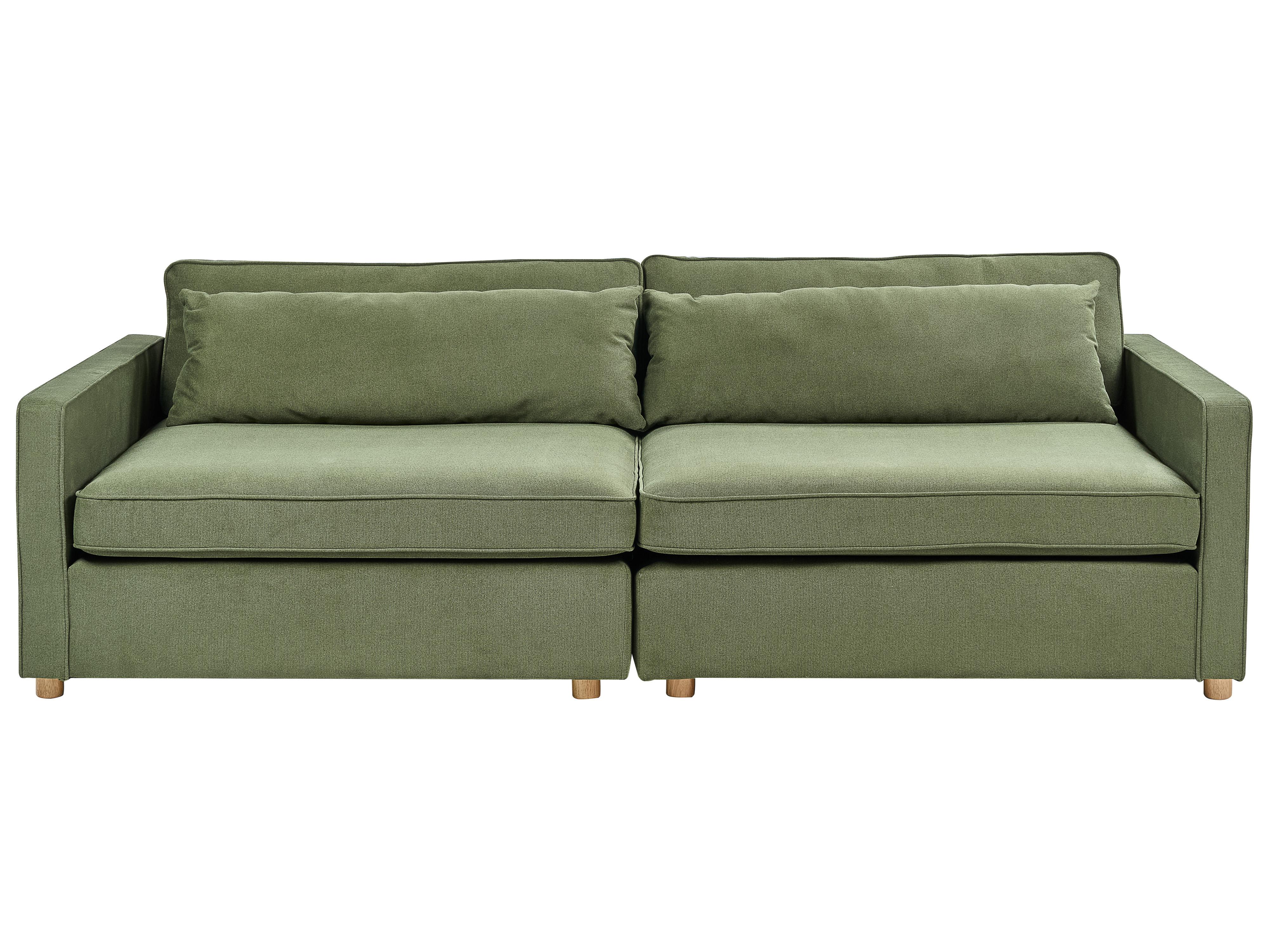 Sofa 3 Seater VINSTRA Fabric Green
