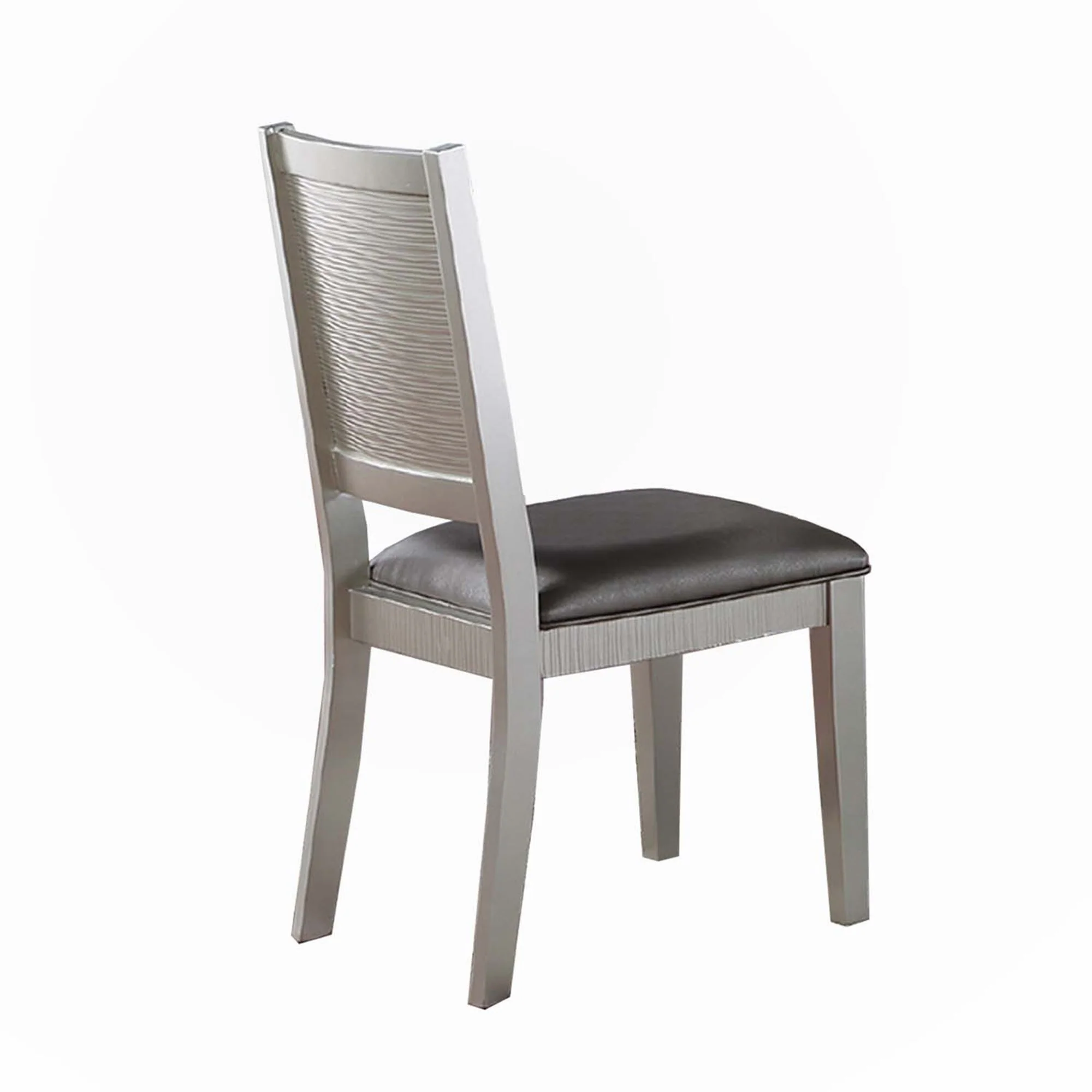 Set of 2 PU Upholstered Dining Chair