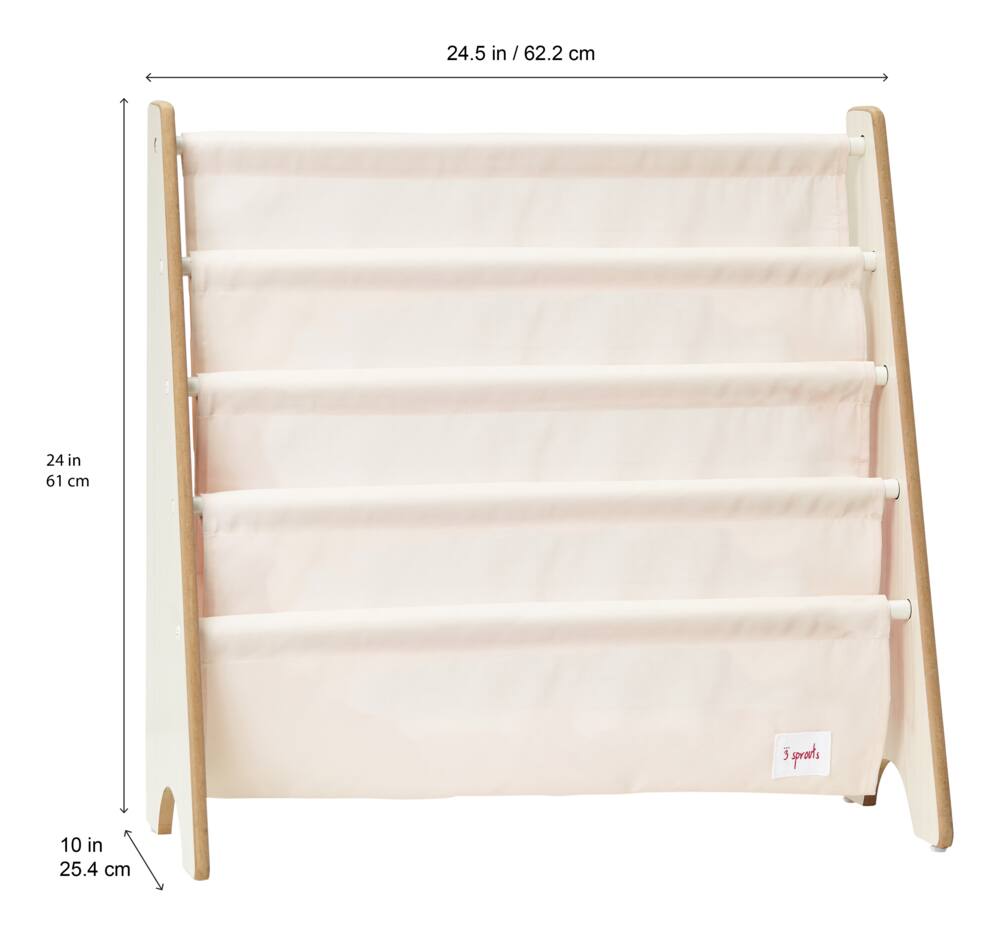 3 Sprouts Wood Owl Kids' Book Shelf