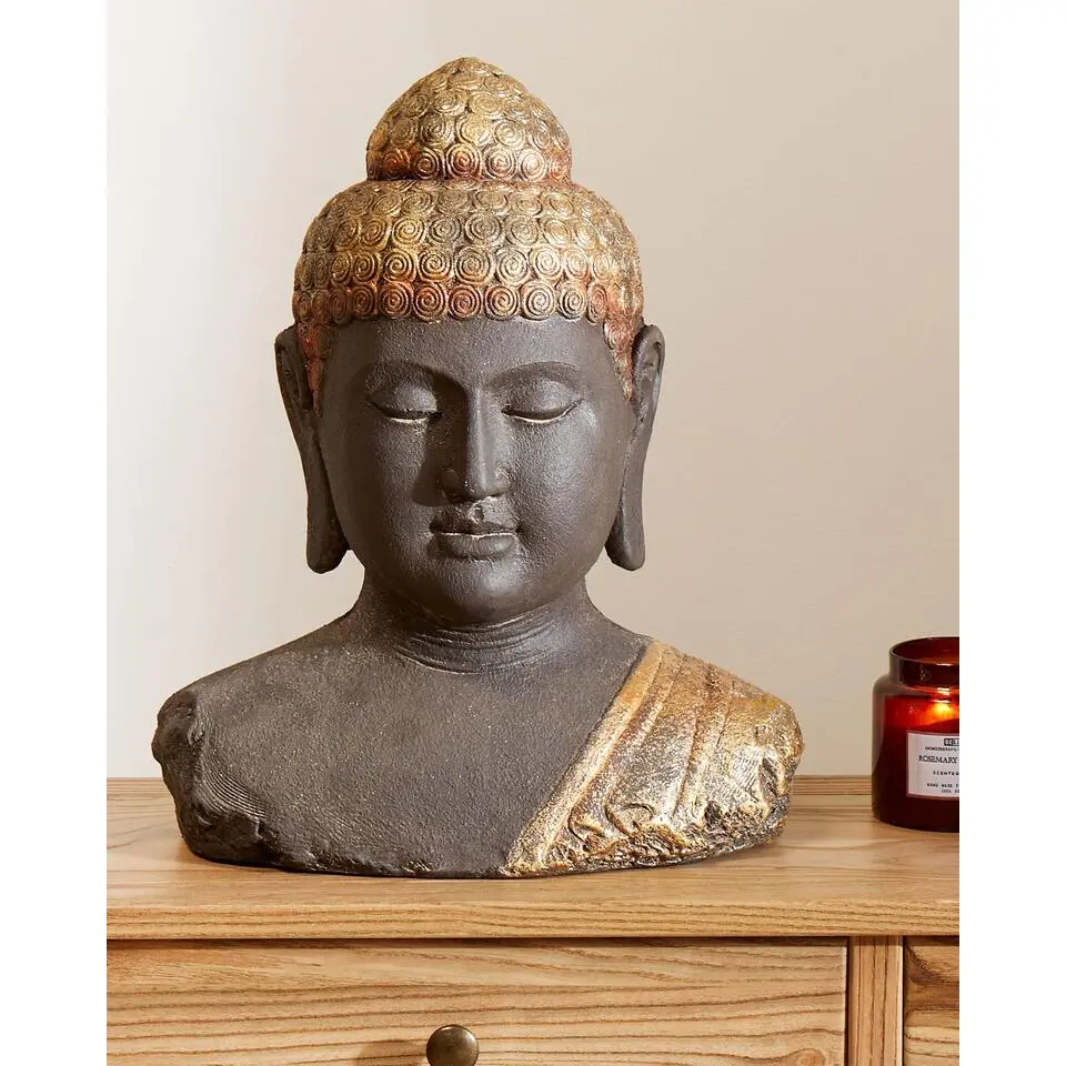 CARUM - Decoratiefiguur - Zwart/Goud - Magnesiumoxide