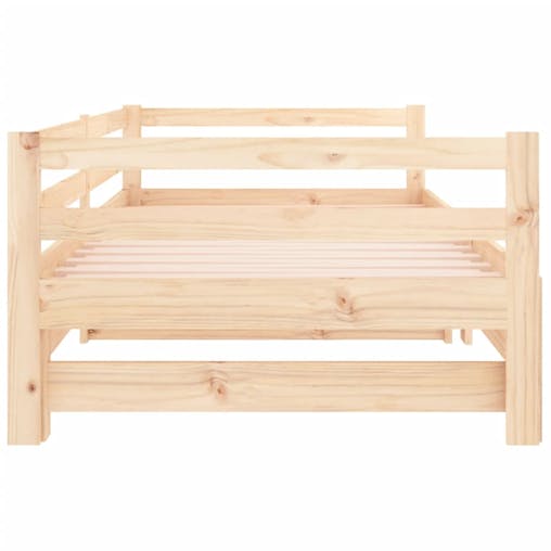 NNEVL Pull-out Day Bed 2x(92x187) cm Solid Wood Pine