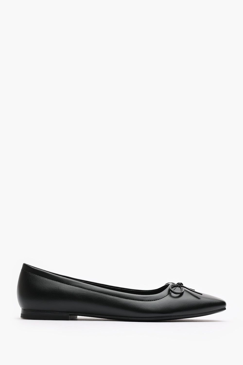 Where's That From Mira' Suede Ballet Flats With Front Bow Detail