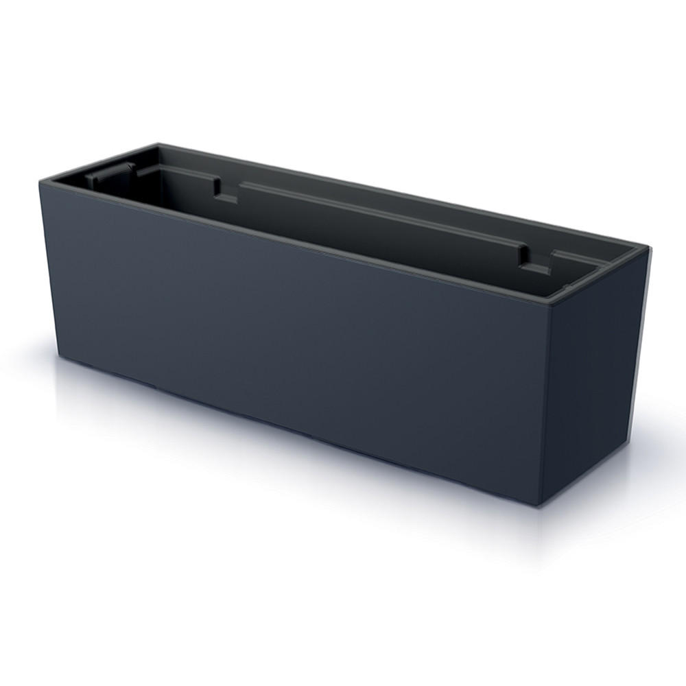 Doniczka ogrodowa 77 x 23,5 x 24,6 cmUrbi Case antracyt PROSPERPLAST