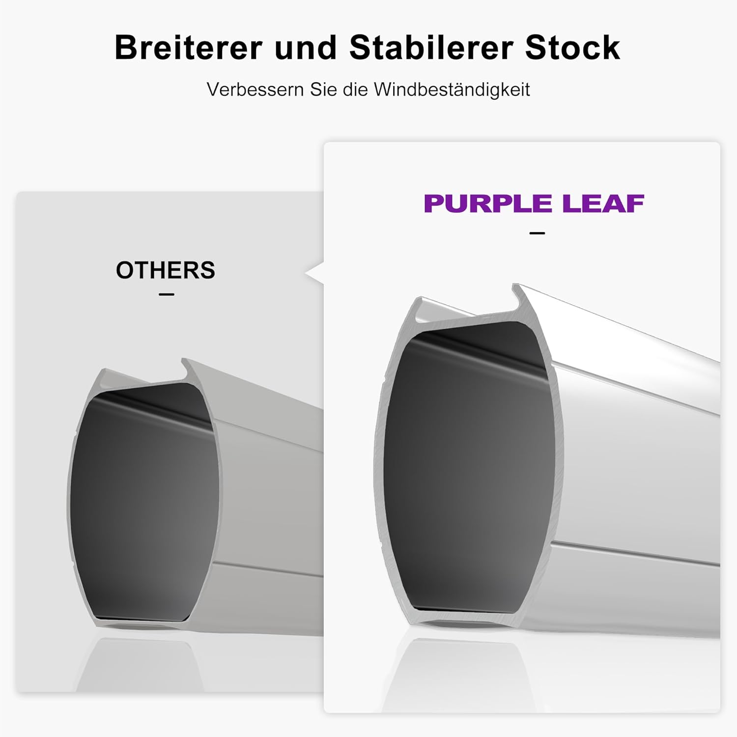 PURPLE LEAF Rectangular Parasol